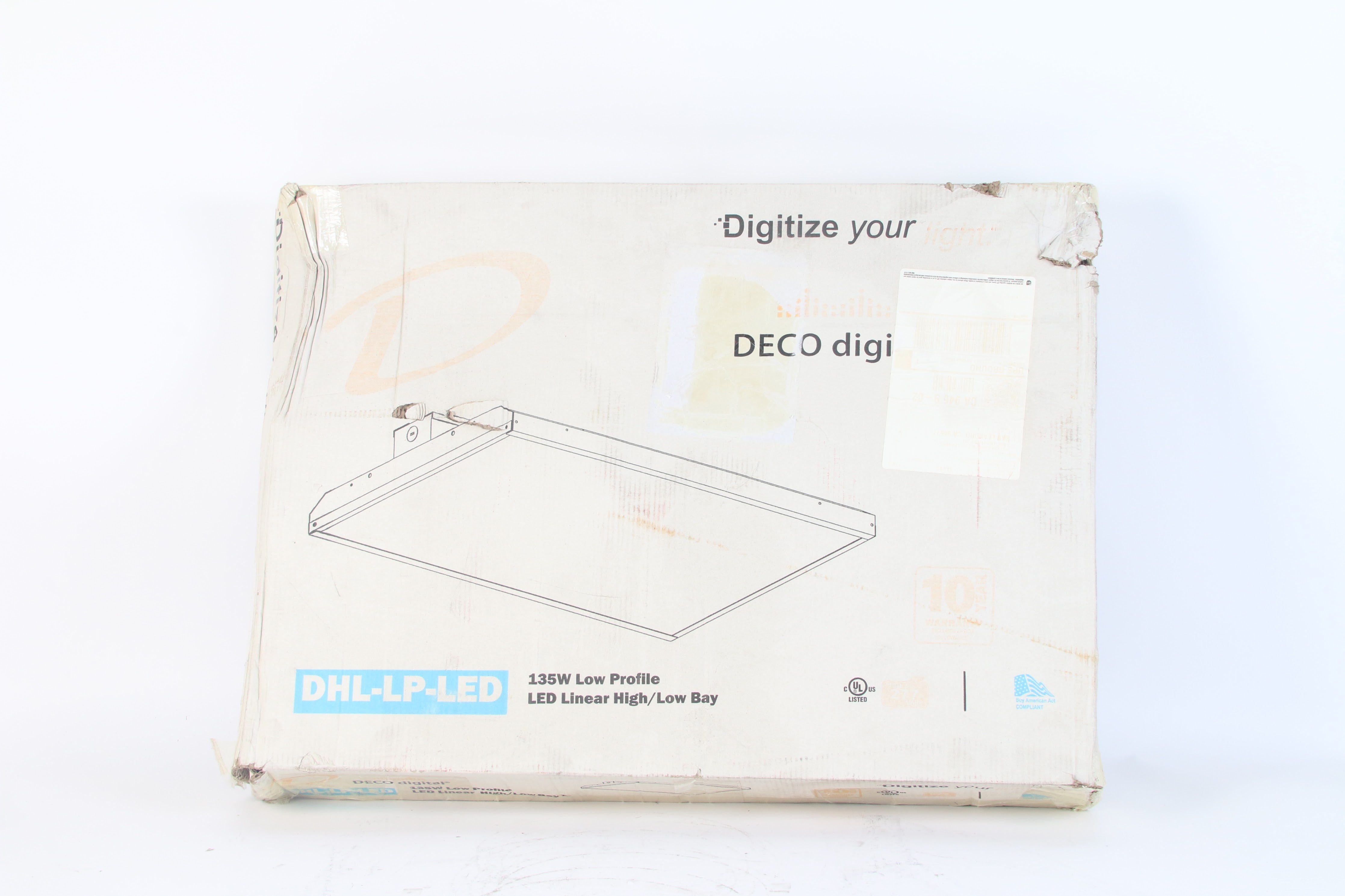 Lp Led DECO Digital DHL-LP-LED 135W Low Profile LED Linear High/Low Bay – NTC Tech