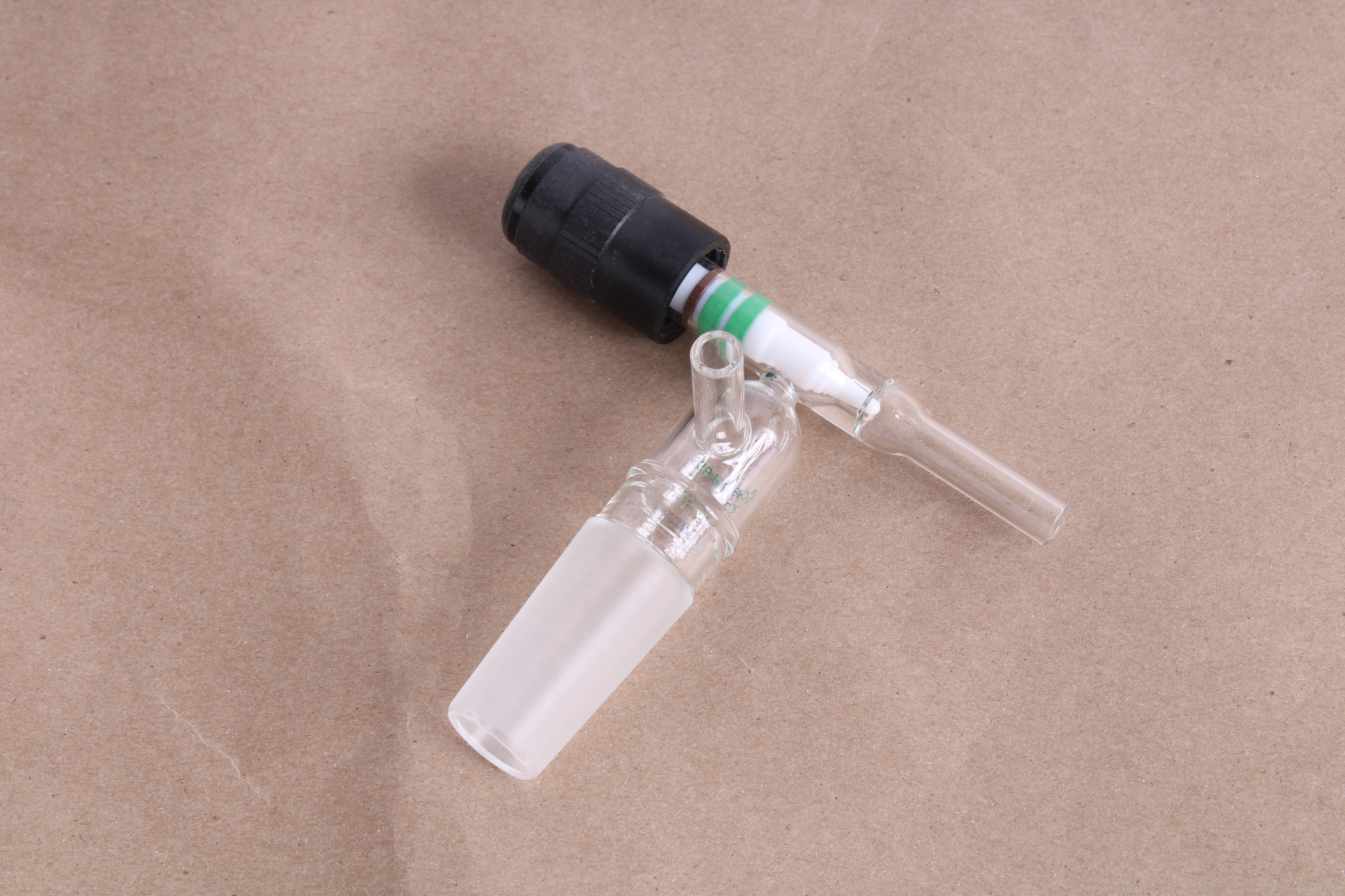 Chemglass Adapter Flow Control Chromatography 24/40 Rodaviss W/ Cap CG ...