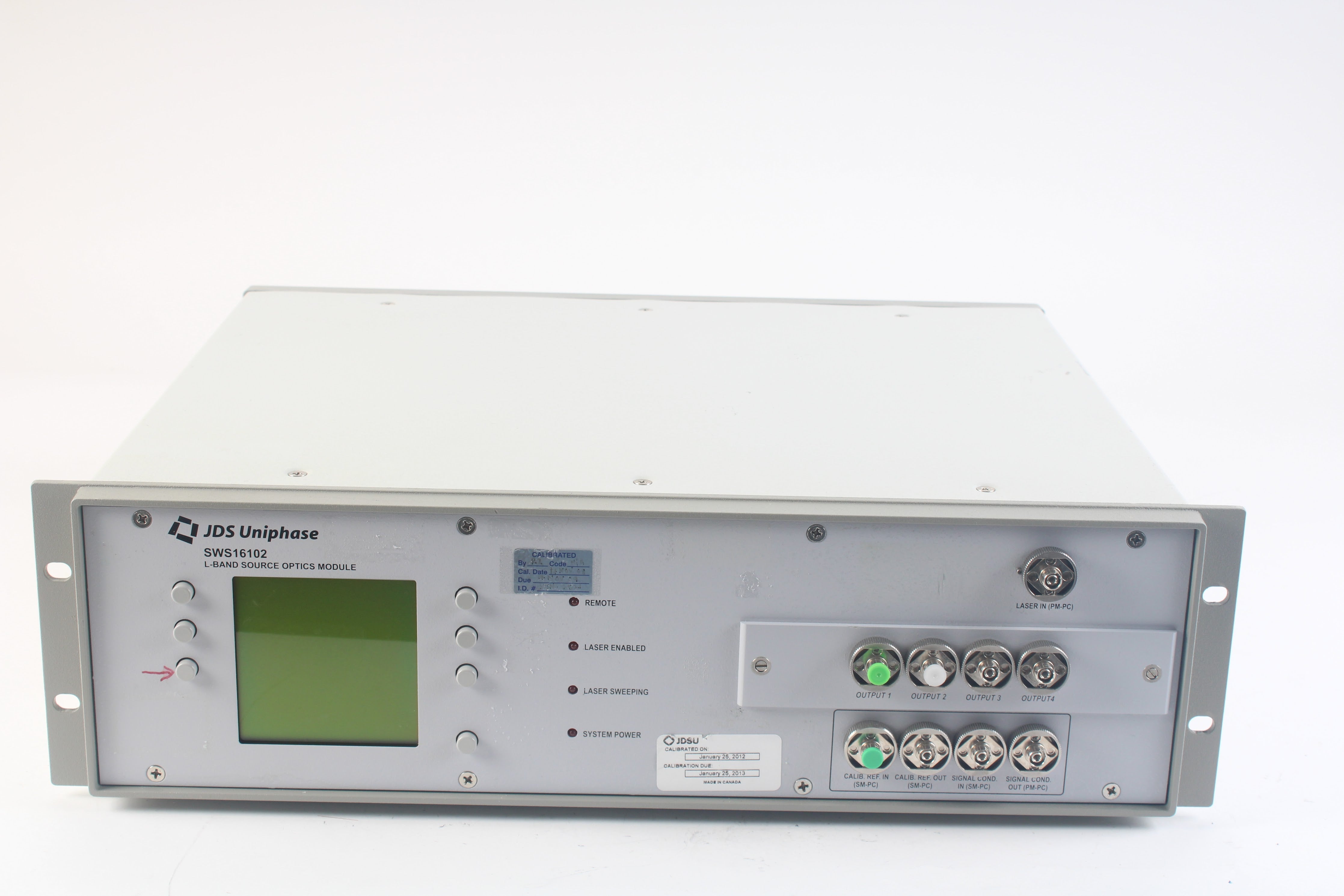 VAIVI JDSU JDS Uniphase SWS16102 L-Band Source Optics Module SWS16100 ...