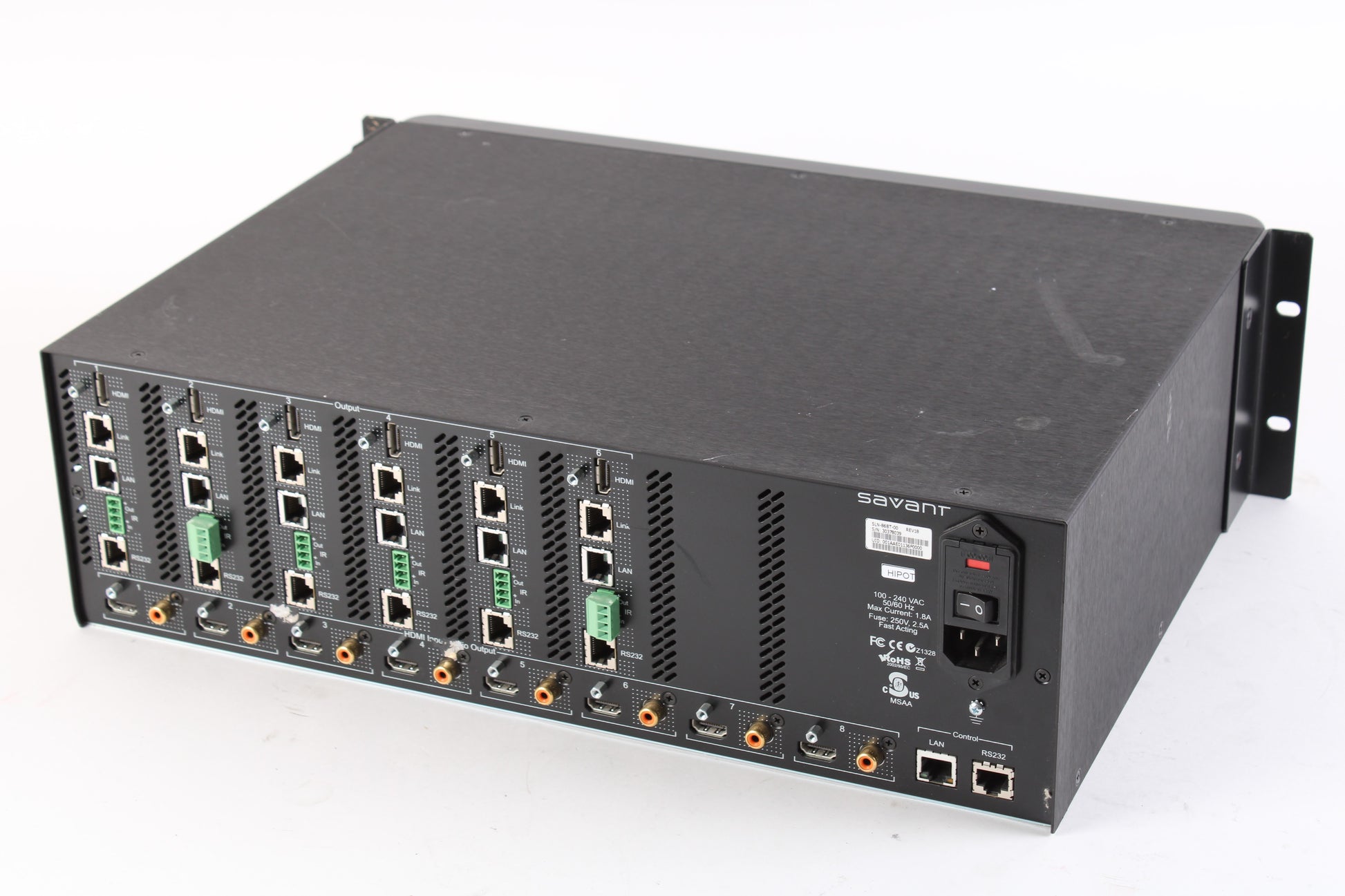 Savant SLN86BT00 SmartLink HDMI Matrix Switch NTC Tech