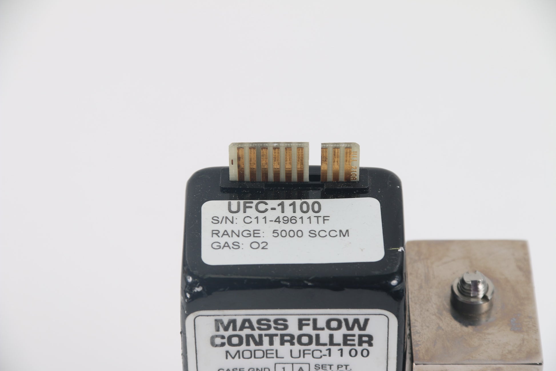 Unit Instruments UFC-1100 Gas: O2 5000 SCCM Mass Flow Controller – NTC Tech