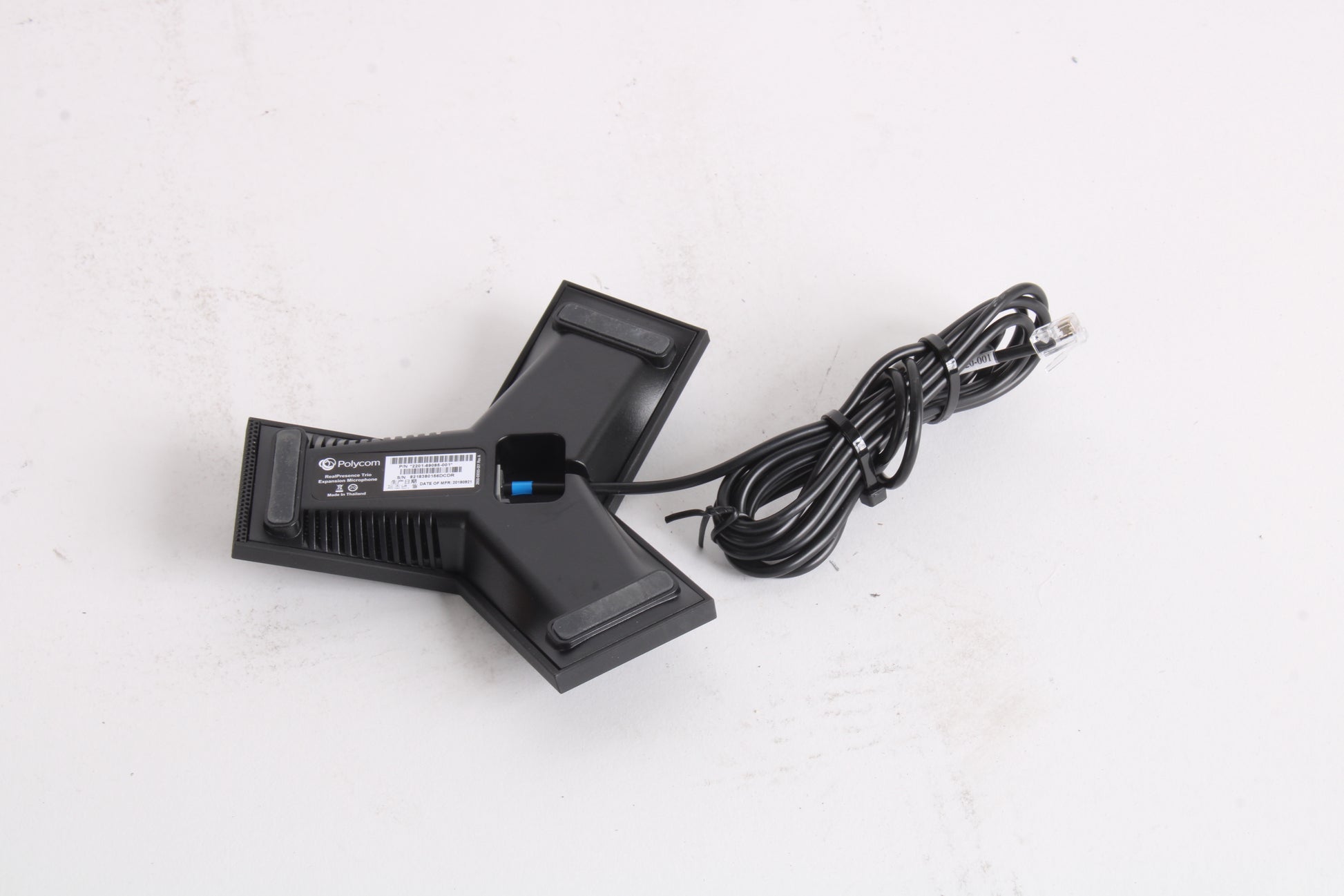Polycom Realpresence 2201-69085-001 External Microphone W/ RJ-11 Cord ...