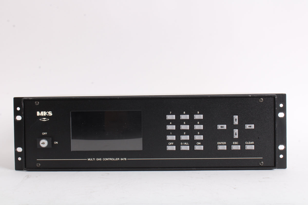 Mks Multi Key MKS 647B-12502 647B Multi Gas Controller # 647B-14351 - Fair Condition ...