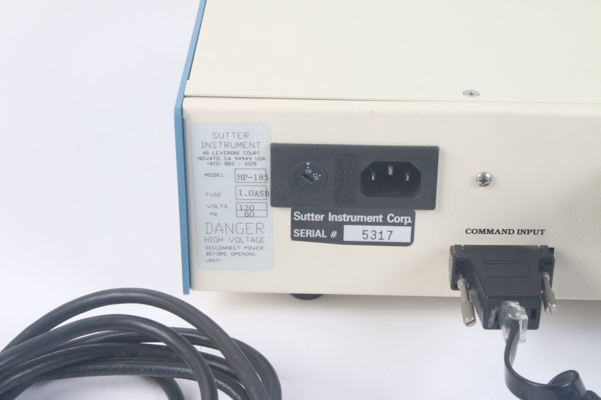 Sutter Instrument MP-185 Motorized Micromanipulator Controller – NTC Tech