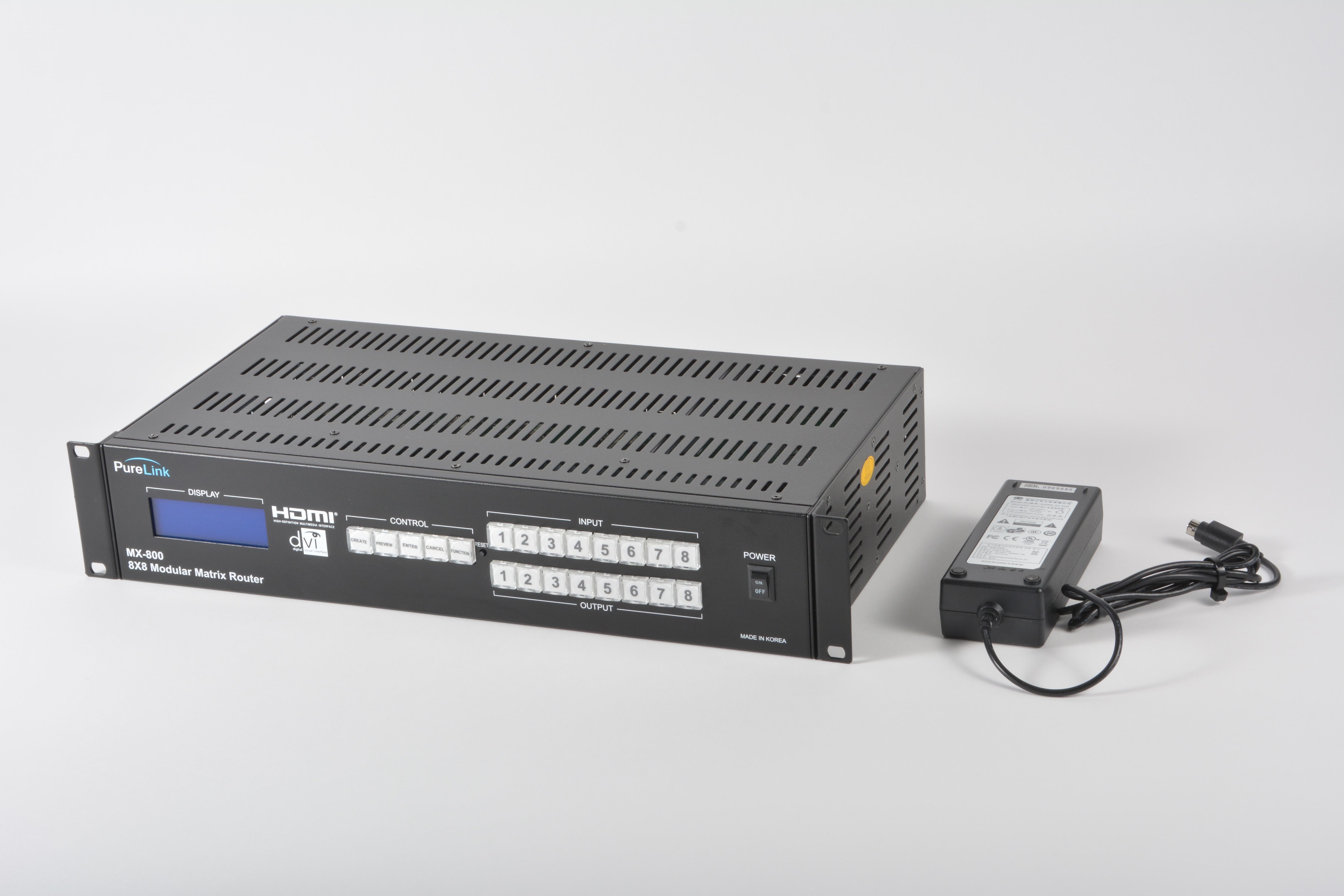 PureLink MX-800 8X8 Modular Matrix Router 3x Slot Cards 8x4 HDMI HD-Ba ...