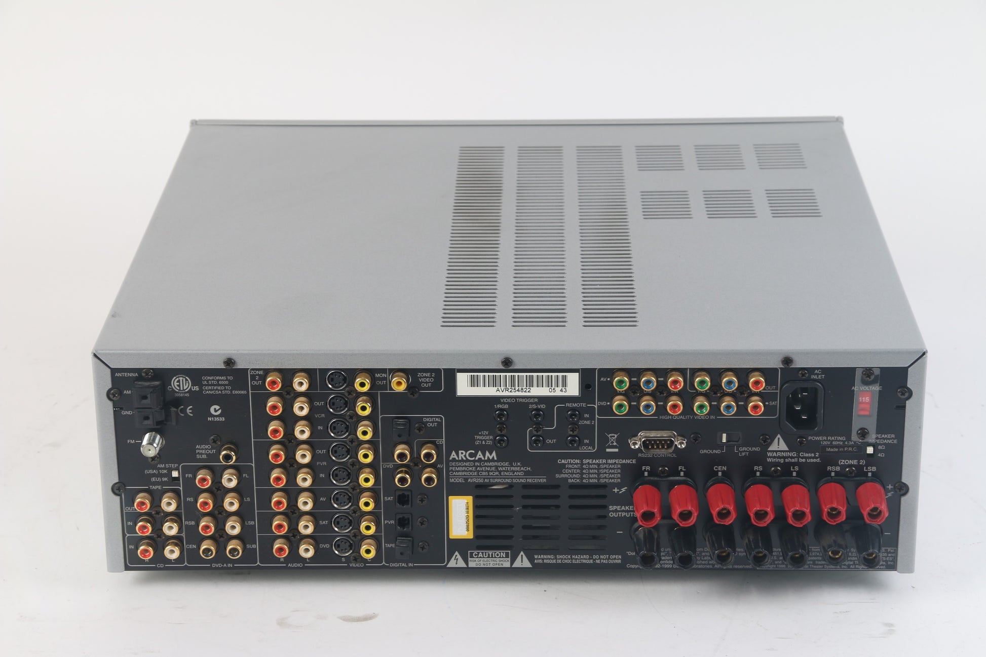 Telecomando di ricambio per ARCAM CR80 AVR200 AVR250 AVR300 Standard v1 Telecomando di ricambio per ARCAM CR80 AVR200 AVR250 AVR300 Standard v1
