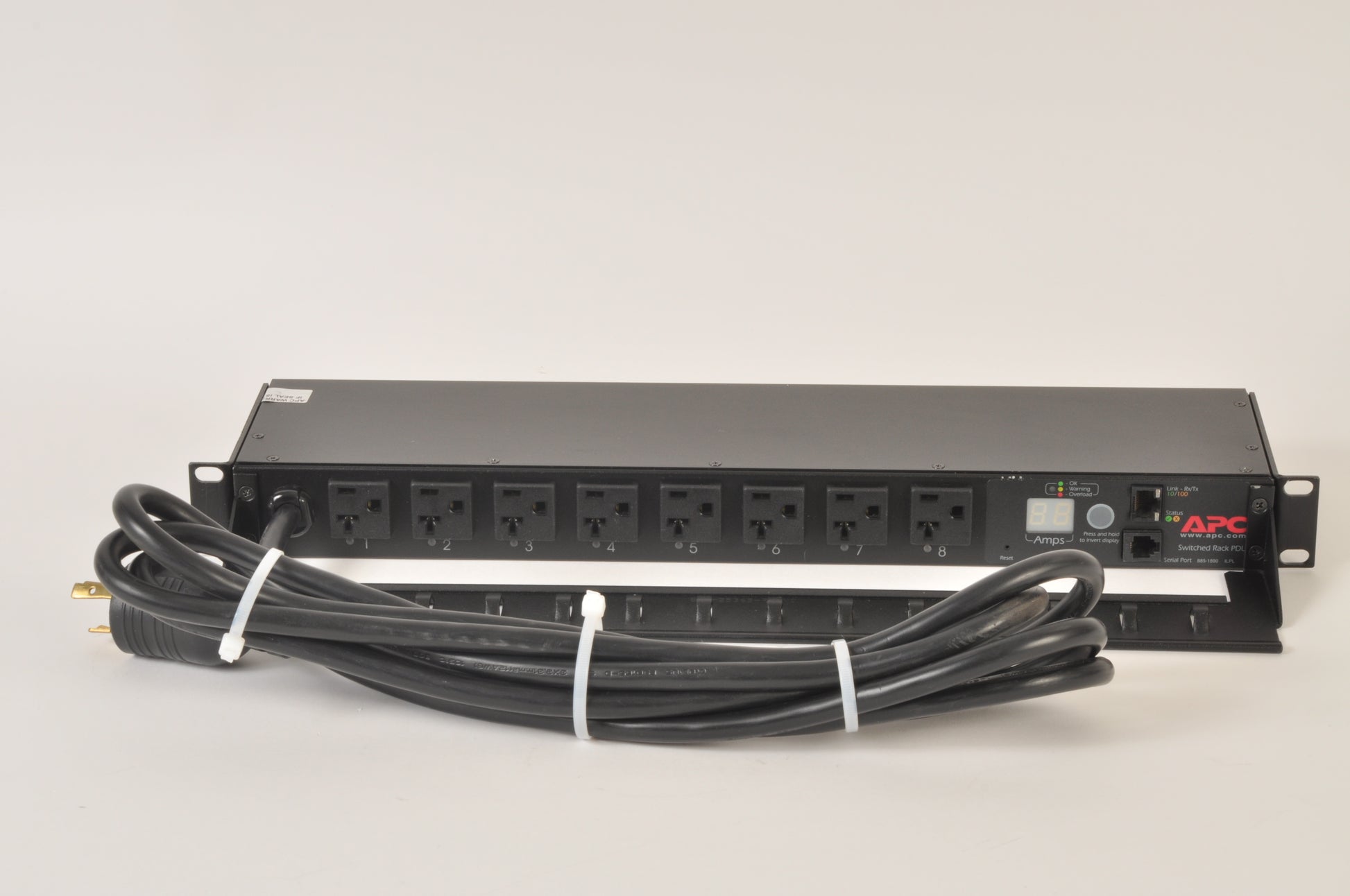 APC AP7901 Switched 1U 120V 20A 12 ft Rack PDU, Switched, 1U, 20A, 120 ...