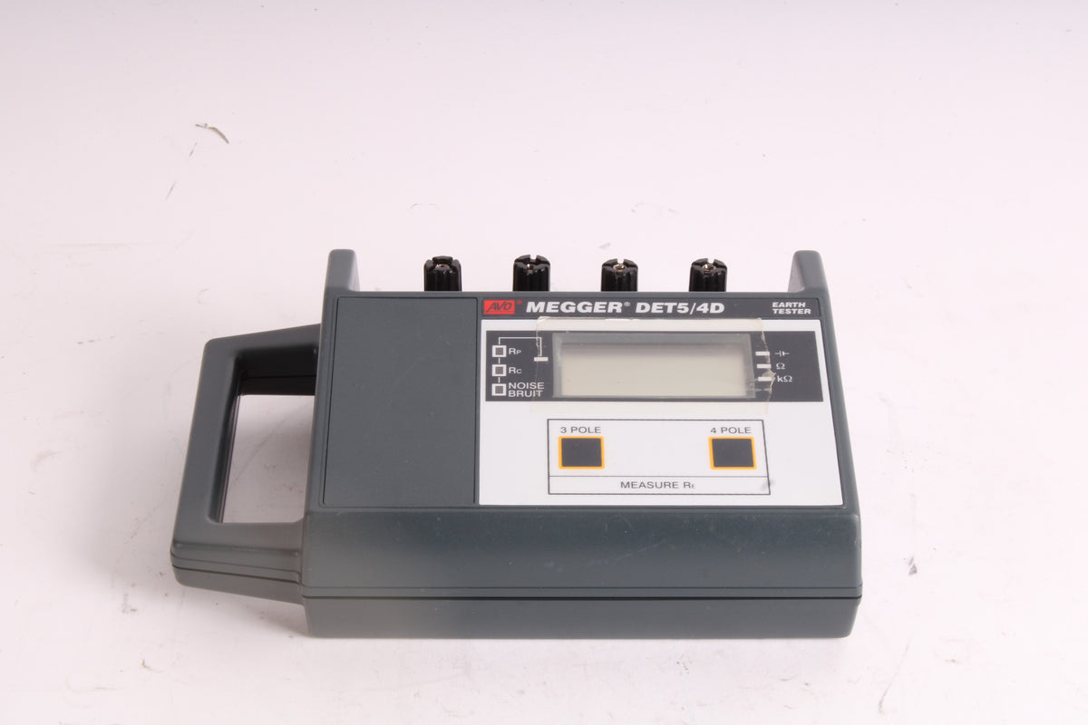 Avo Megger DET5/4D Four Terminal Ground Earth Tester – NTC Tech
