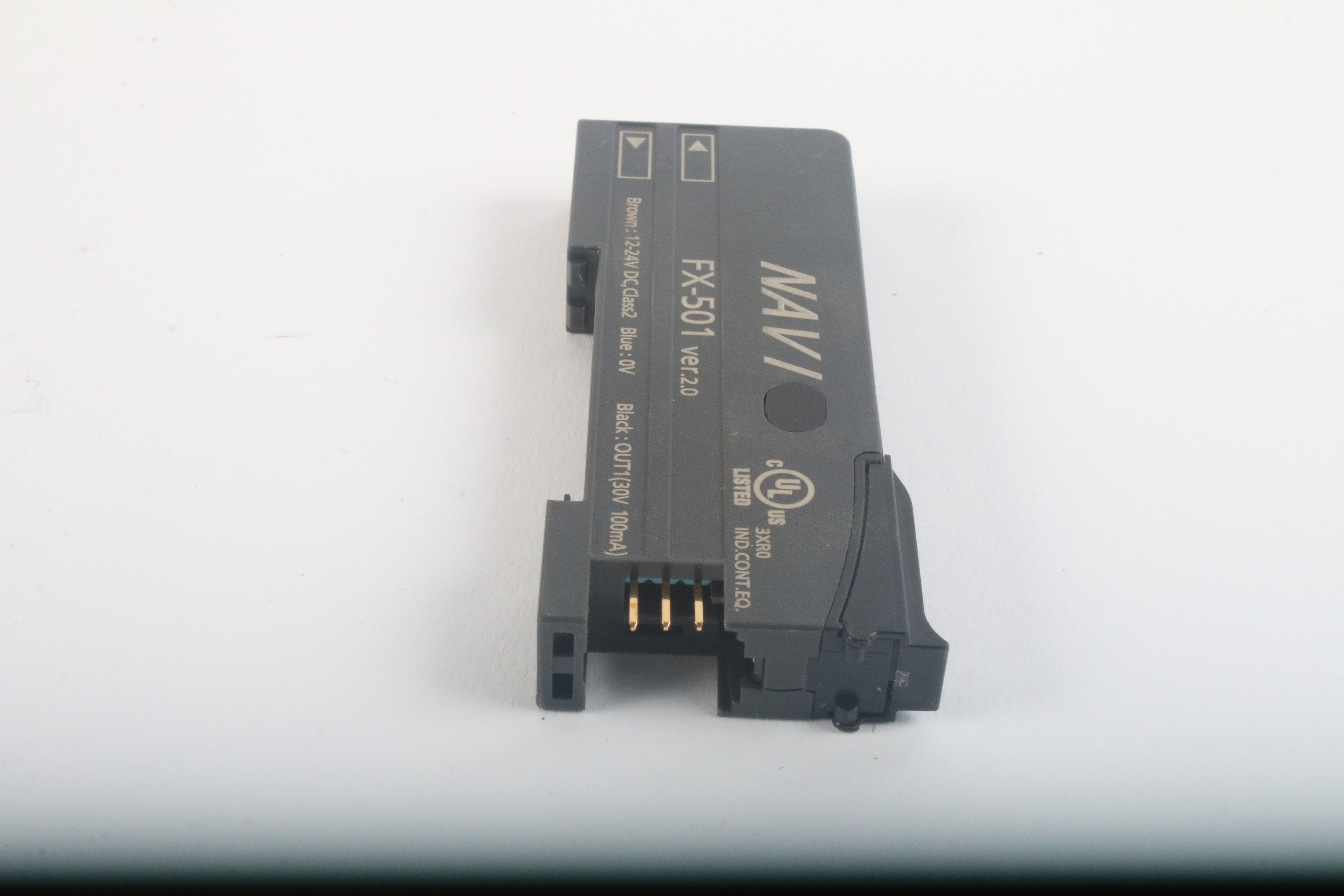 Navi Sensor Panasonic FX-501 NAVI Fiber Optic Sensor - Missing Screw Terminal Caps ...