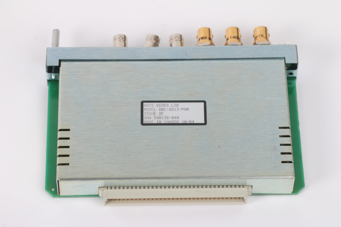 Ross Video DAC-9213-PVM to Component Analog Converter Card Module – NTC ...