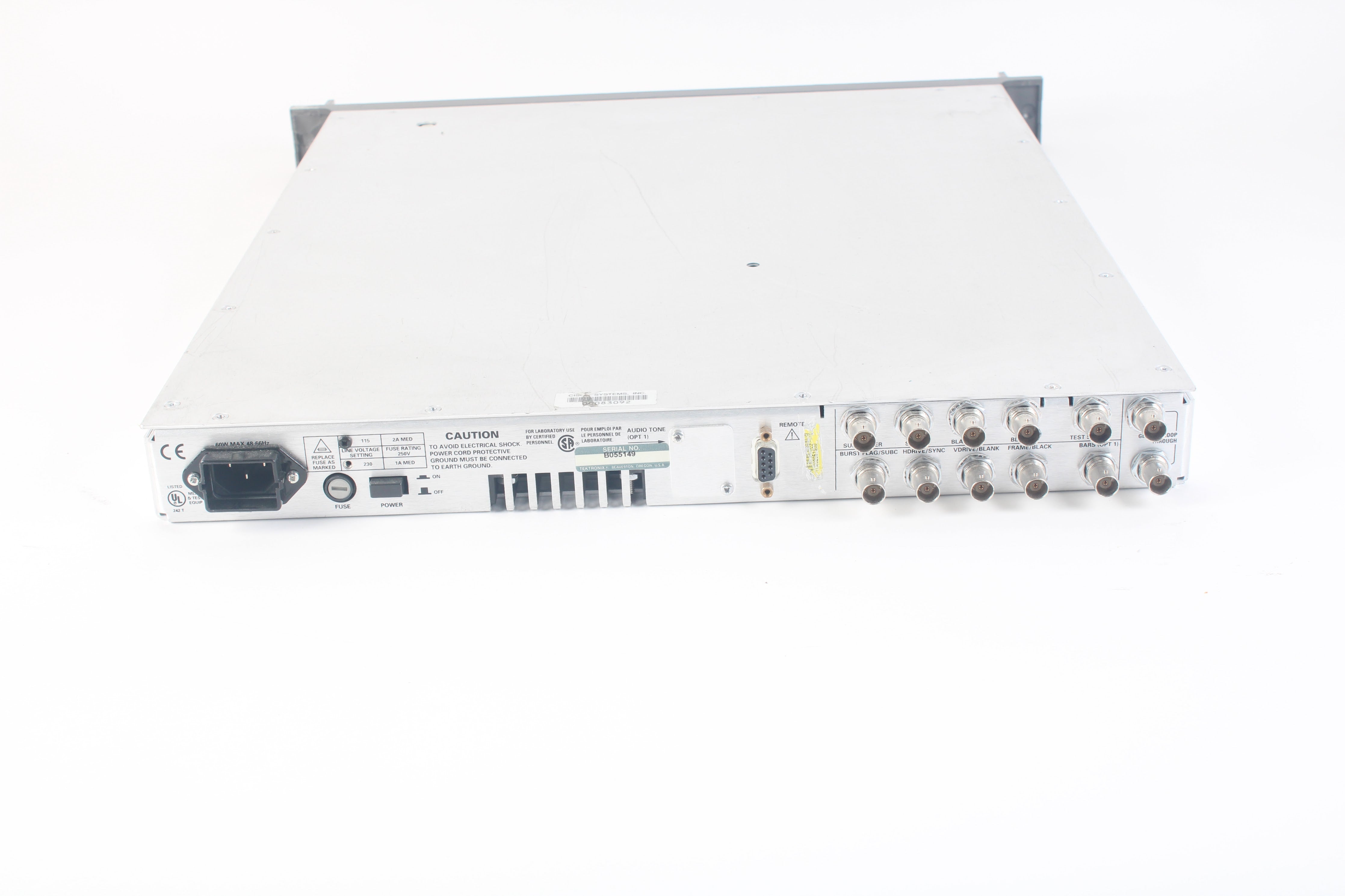 Tektronix TSG-170A NTSCテレビジョンジェネレーター Tektronix TSG-170A Analog NTSC Television Generator – NTC Tech
