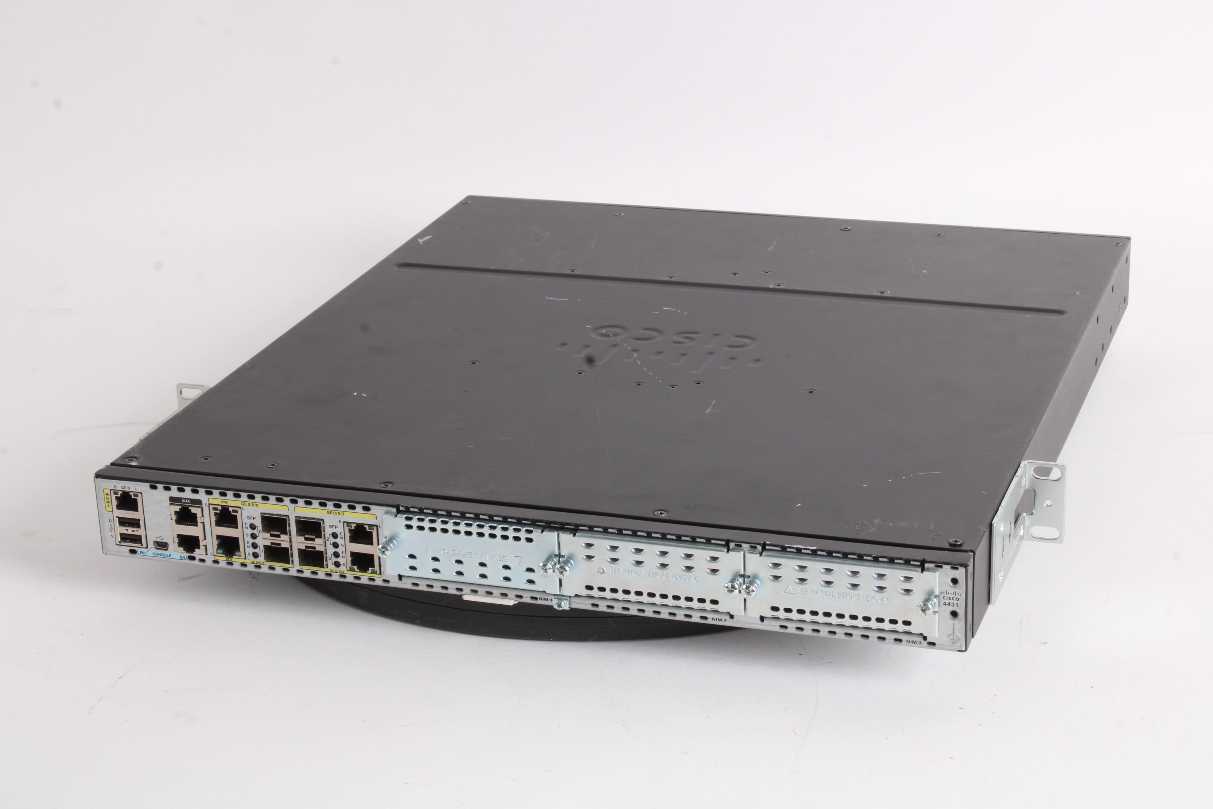 Cisco ISR4431/K9 Integrated Services Router W/ 2x PWR-4430-AC & 3x NIM ...