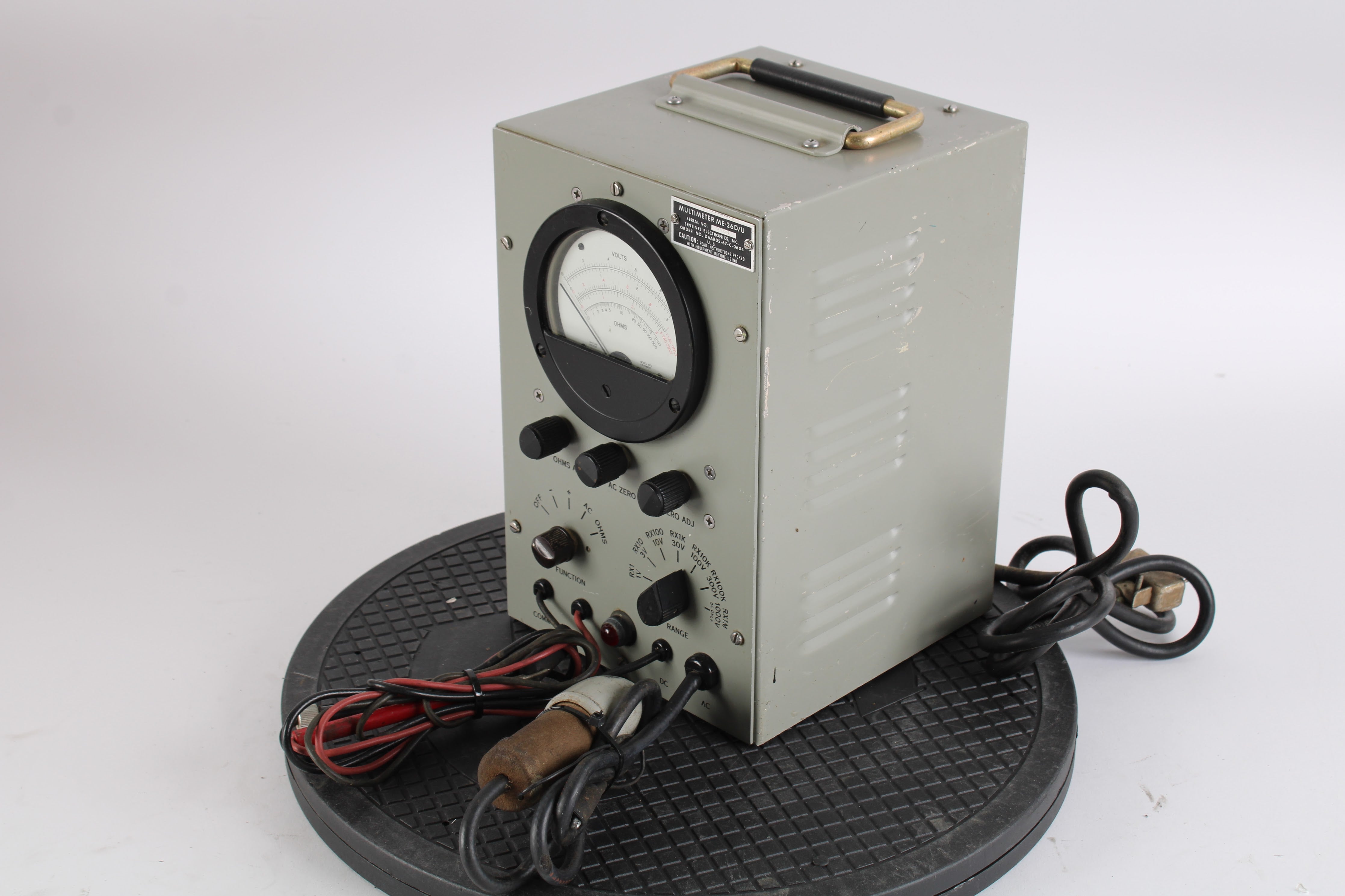 Sentinel Electronics ME-26D/U Vacuum Tube Voltmeter - Fair Condition ...