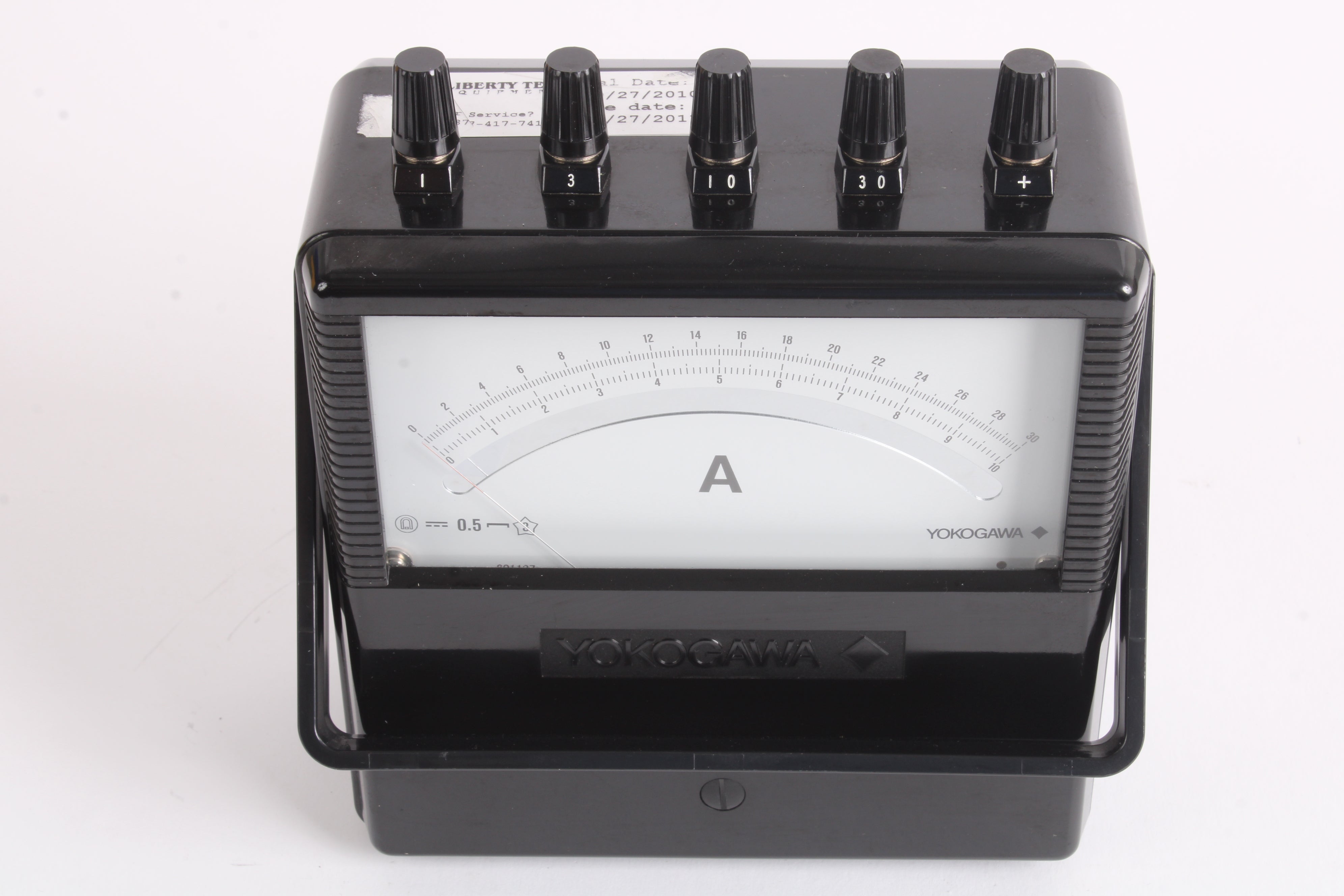 Yokogawa 201137 Portable DC Ammeter 1 3 10 30 A 50 MV NTC Tech yokogawa-201137-portable-dc-ammeter-1-3-10-30-a-50-mv-ntc-tech