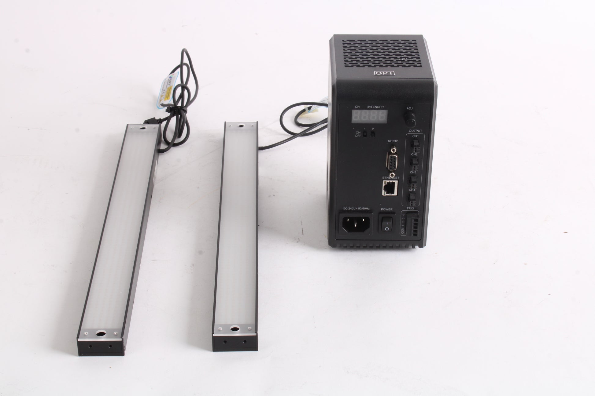 Opt Machine Vision OPT-DCA24E-4 Controller W/ 2x OPT-BT3803721-W Led L ...
