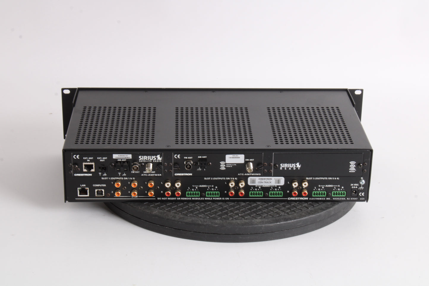 Crestron CEN-TRACK 3-Slot Tuner Rack 6501510 W/ ATC-AMFMSR and ATC-AMF ...