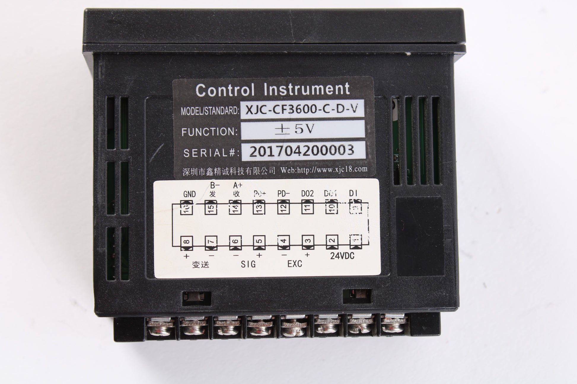 XJC18 XJCCF3600CDV Load Cell Indicator NTC Tech