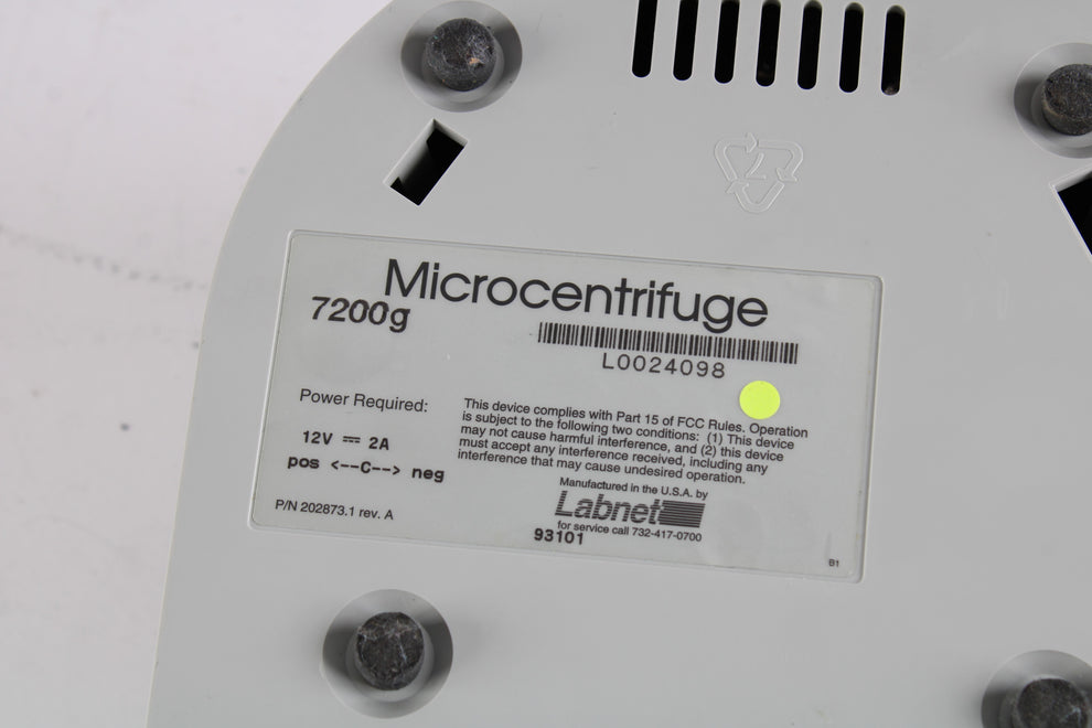 Fisher Scientific Micro 7 Mini Centrifuge With Power Supply – NTC Tech