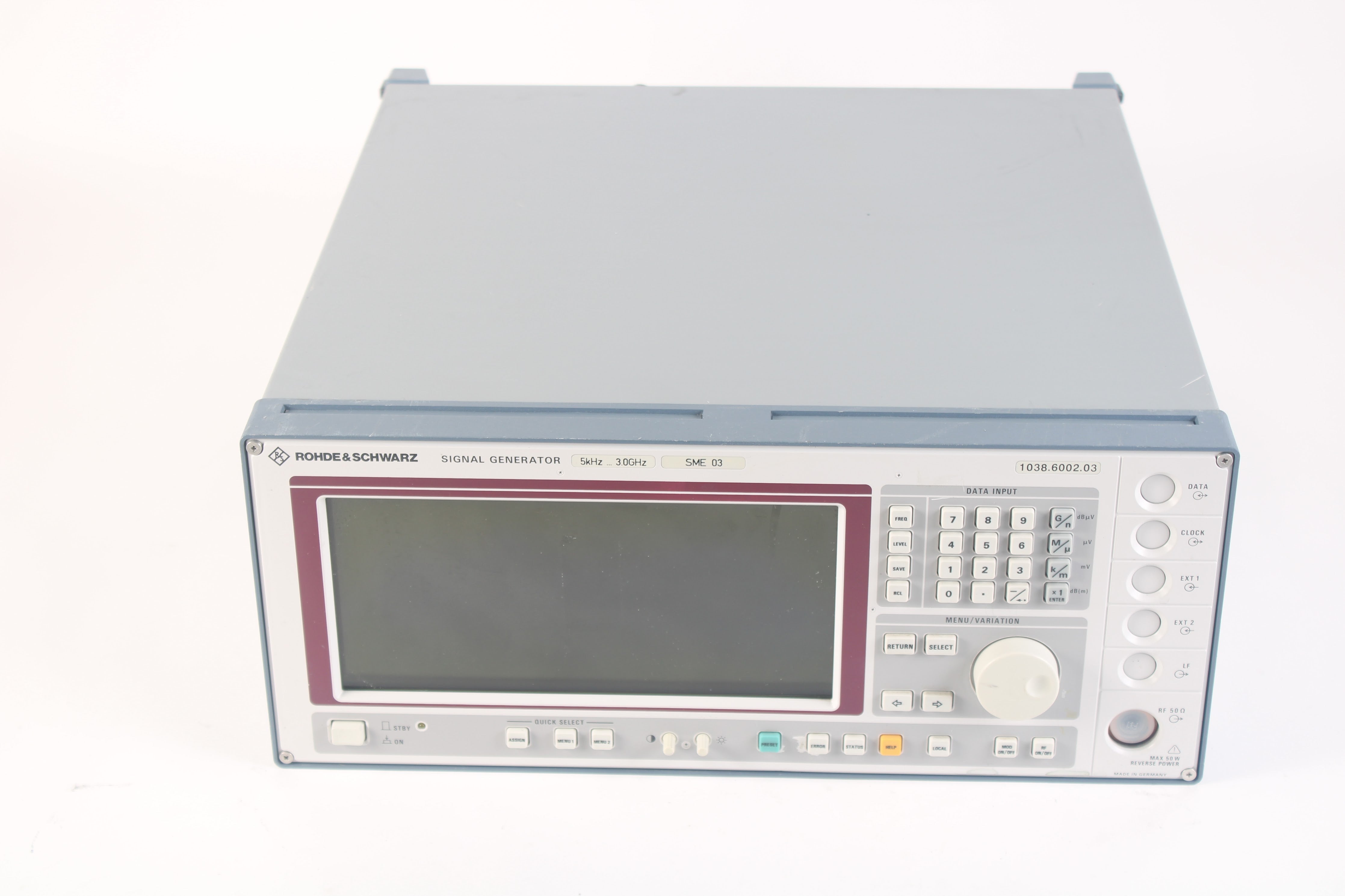 Rohde & Schwarz SME 03 5kHz-3.0Ghz Signal Generator With Options – NTC Tech