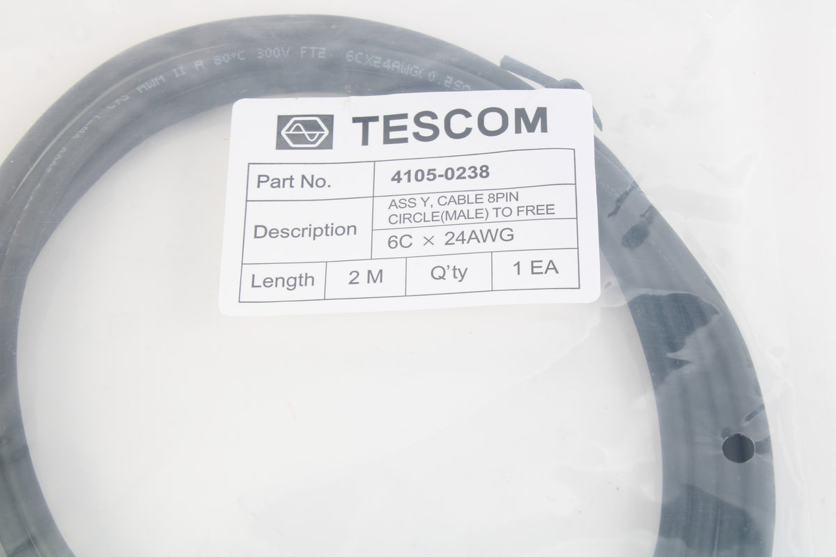 Tescom Cable Tescom 4105-0238 8PIN Cable Circle (Male) to Free - NEW – NTC Tech