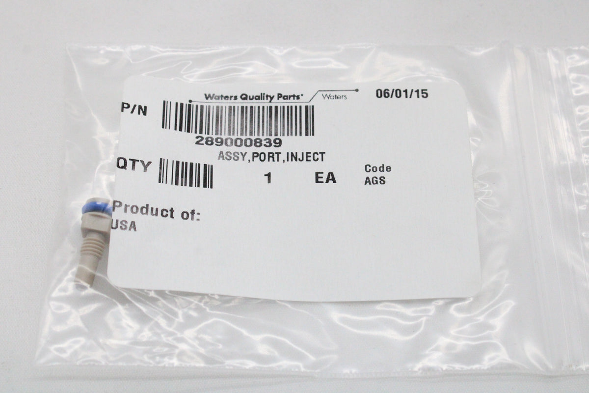 Waters 289000839 Assembly Port Injector Belong to 700002284 - NEW 