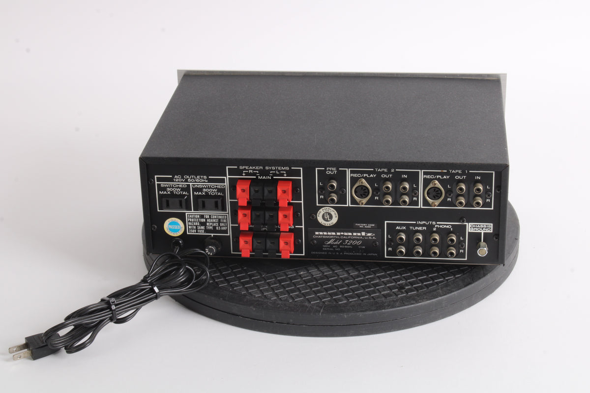 Modelnumber 3200 Marantz 3200 Stereo Control Console Preamplifier – NTC Tech