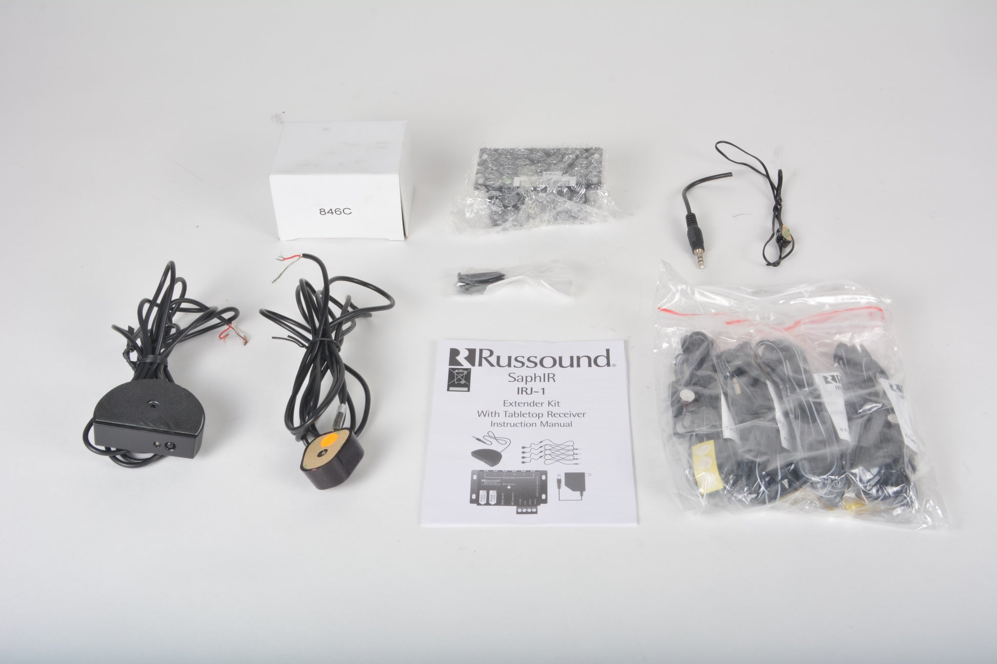 Russound IRJ1 SaphIR Extender Kit With Tabletop Receiver NTC Tech