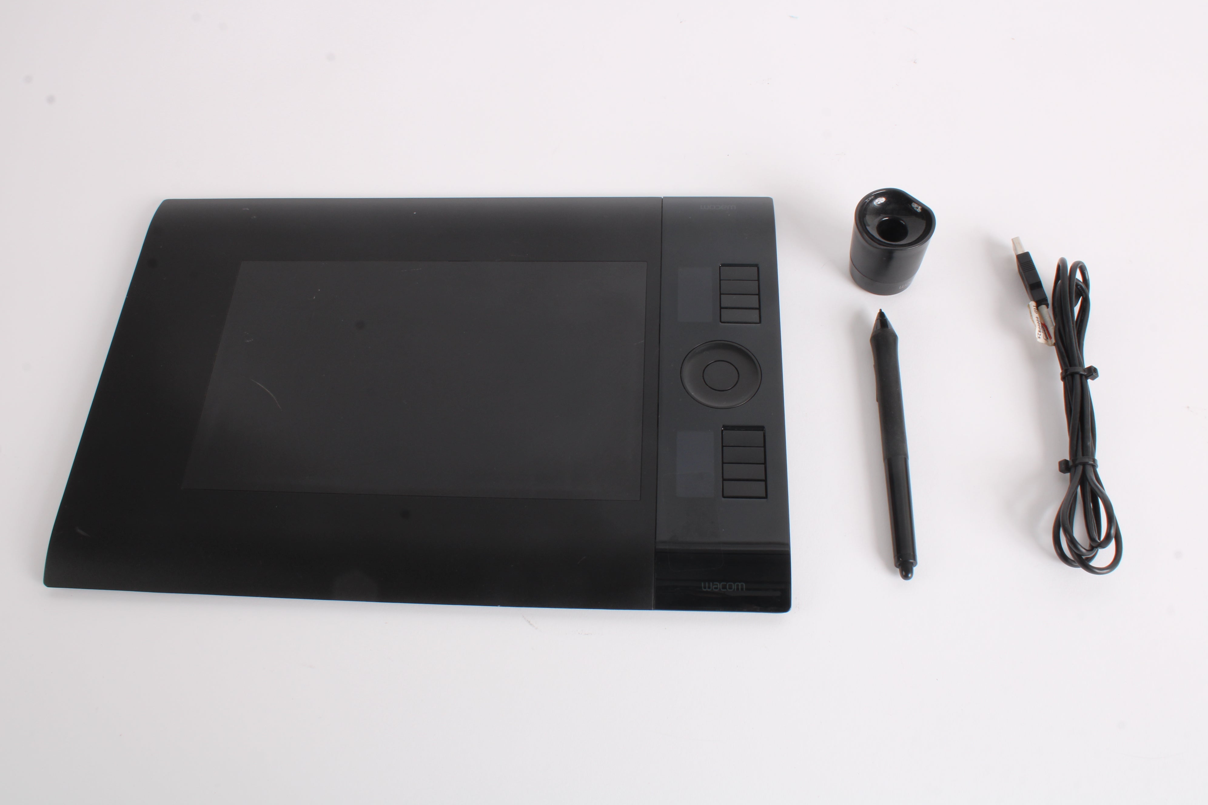 Ptk Graphics Wacom Intuos 4 PTK-640 Graphic Tablet W/ Pen, Pen Stand, 10 Nibs, USB ...