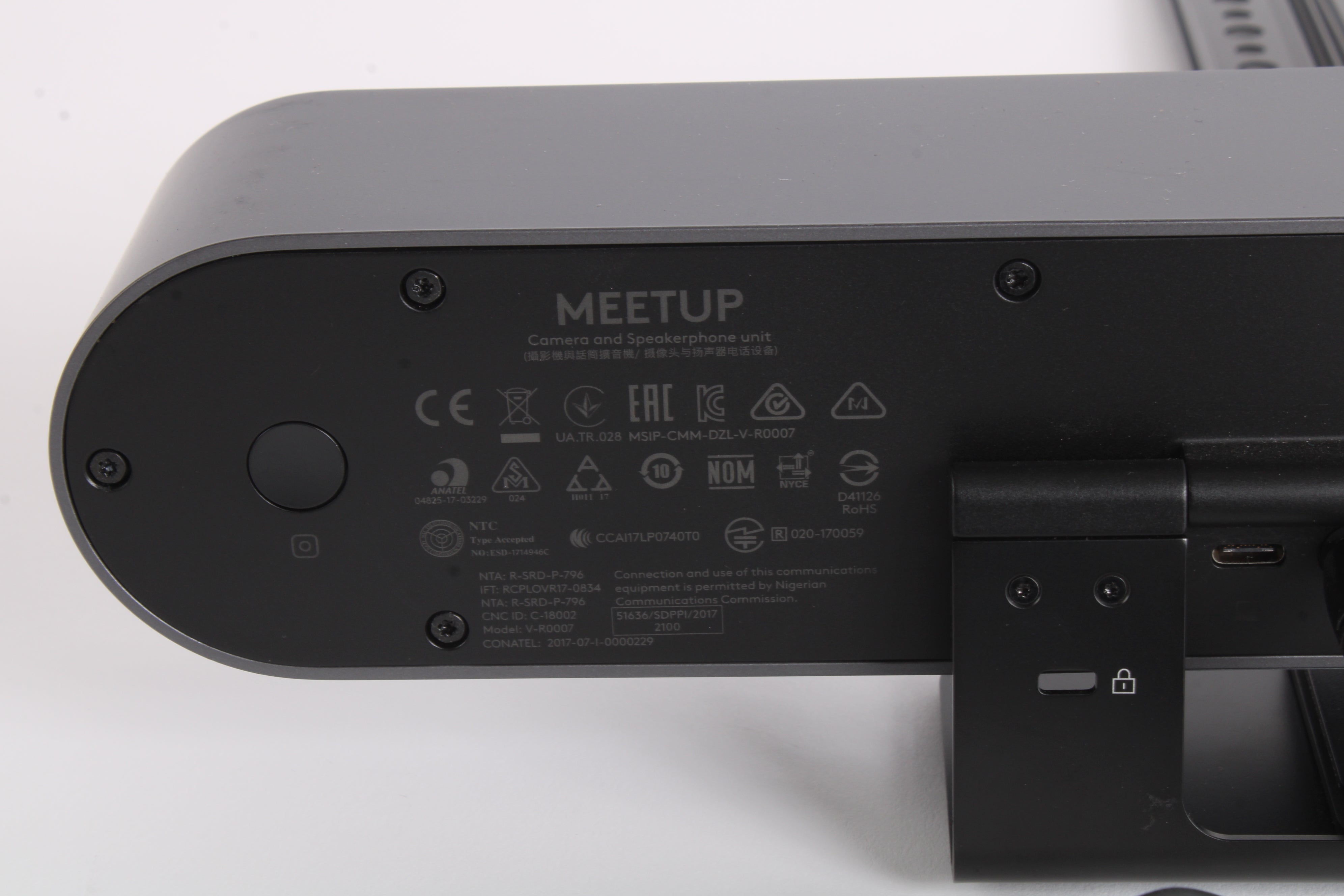 Logitech V-R0007 Meetup Conferencing Camera W/ Power Supply, USB