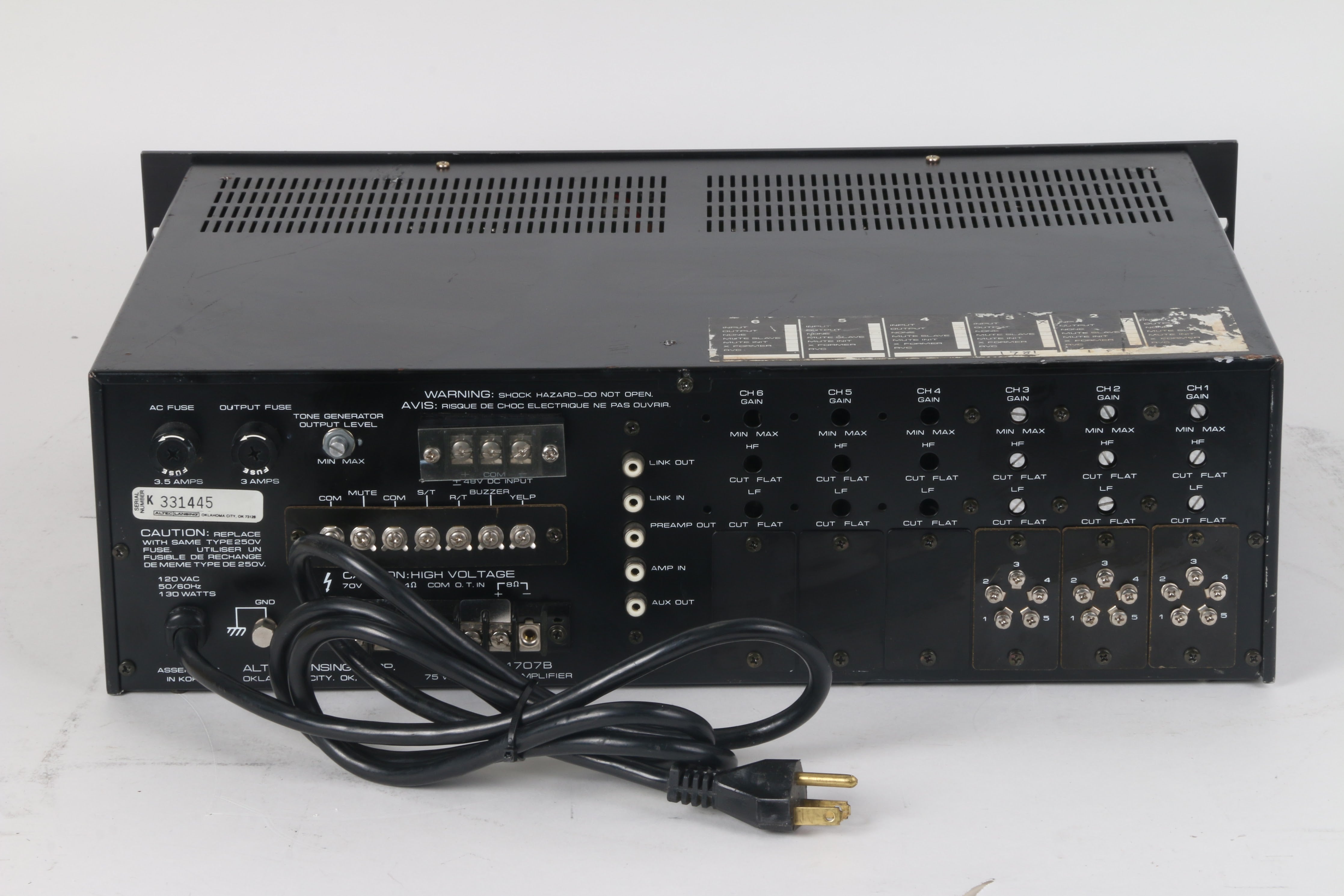 Altec Lansing 1707B Mixer / Amplifier – NTC Tech