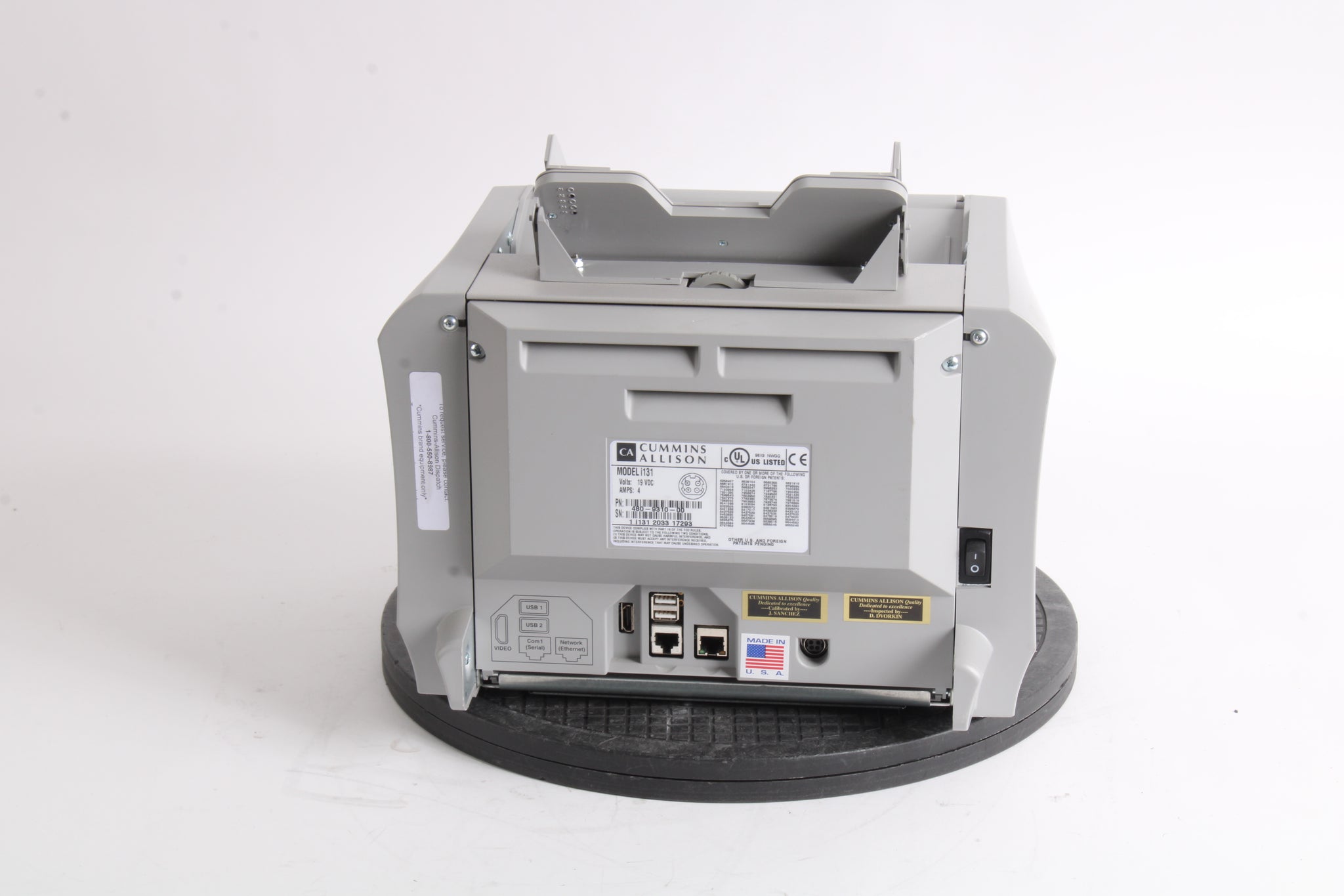 Cummins Allison i131 JetScan IFX i100 Automated Currency Counter W/ Po ...