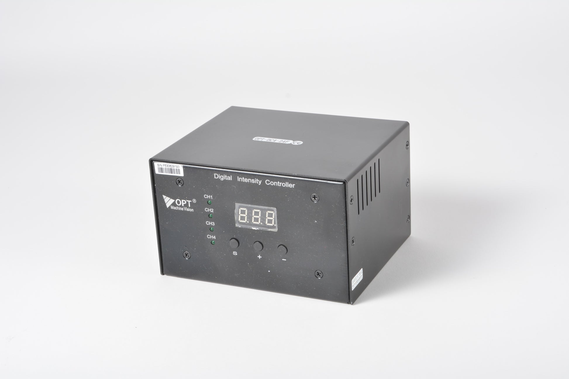 Lot of 2 OPT Machine Vision OPT-DC4-24F Digital Intensity Controllers ...