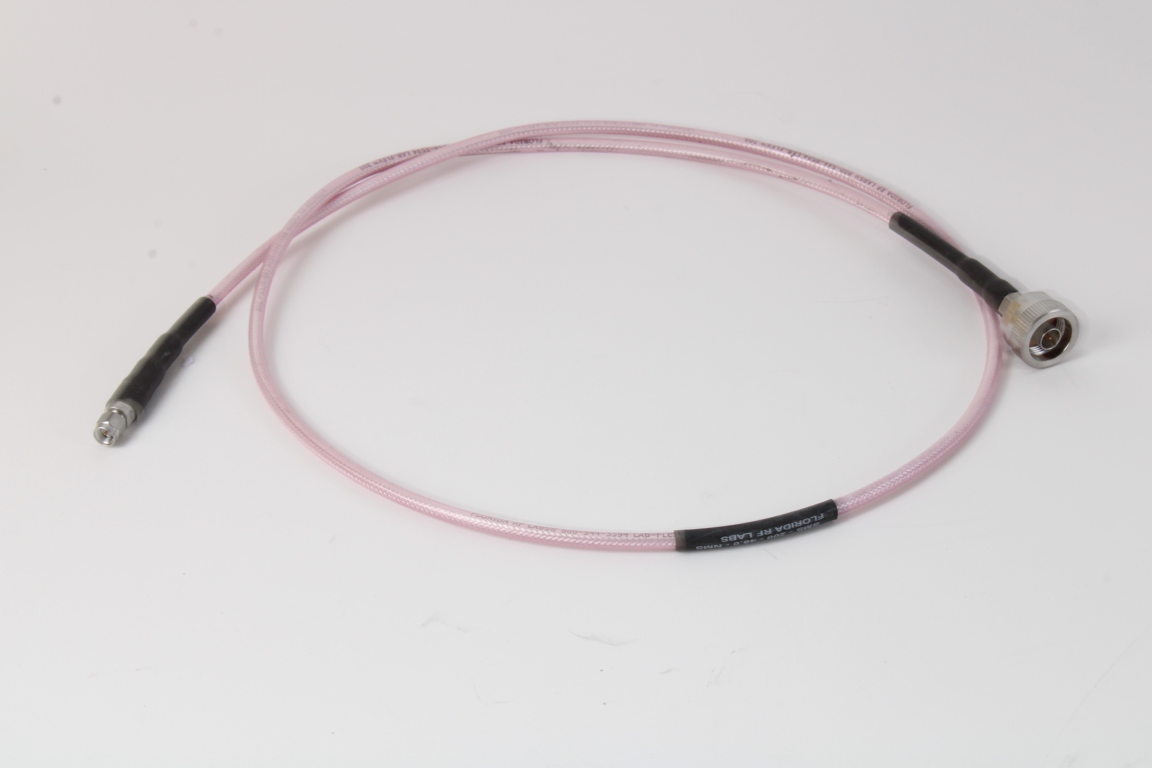 Florida RF Labs SMS-200-48.0-NMS 18G N-Male to SMA-Male Low-loss RF Te ...