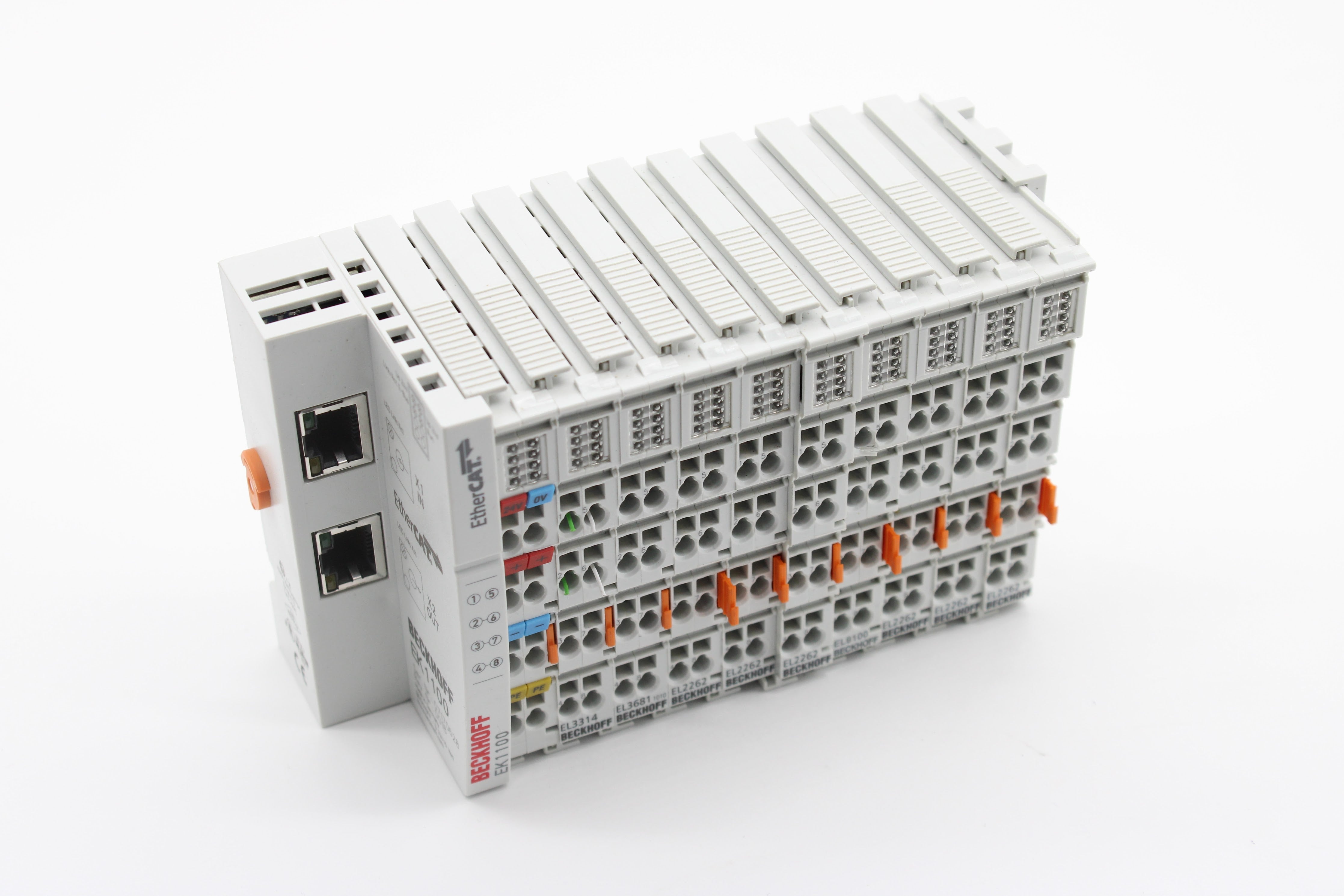 Beckhoff EK1100 EtherCAT EL3314, EL3681, 6x EL2262, EL9100 Beckhoff EK1100 EtherCAT EL3314, EL3681, 6x EL2262, EL9100