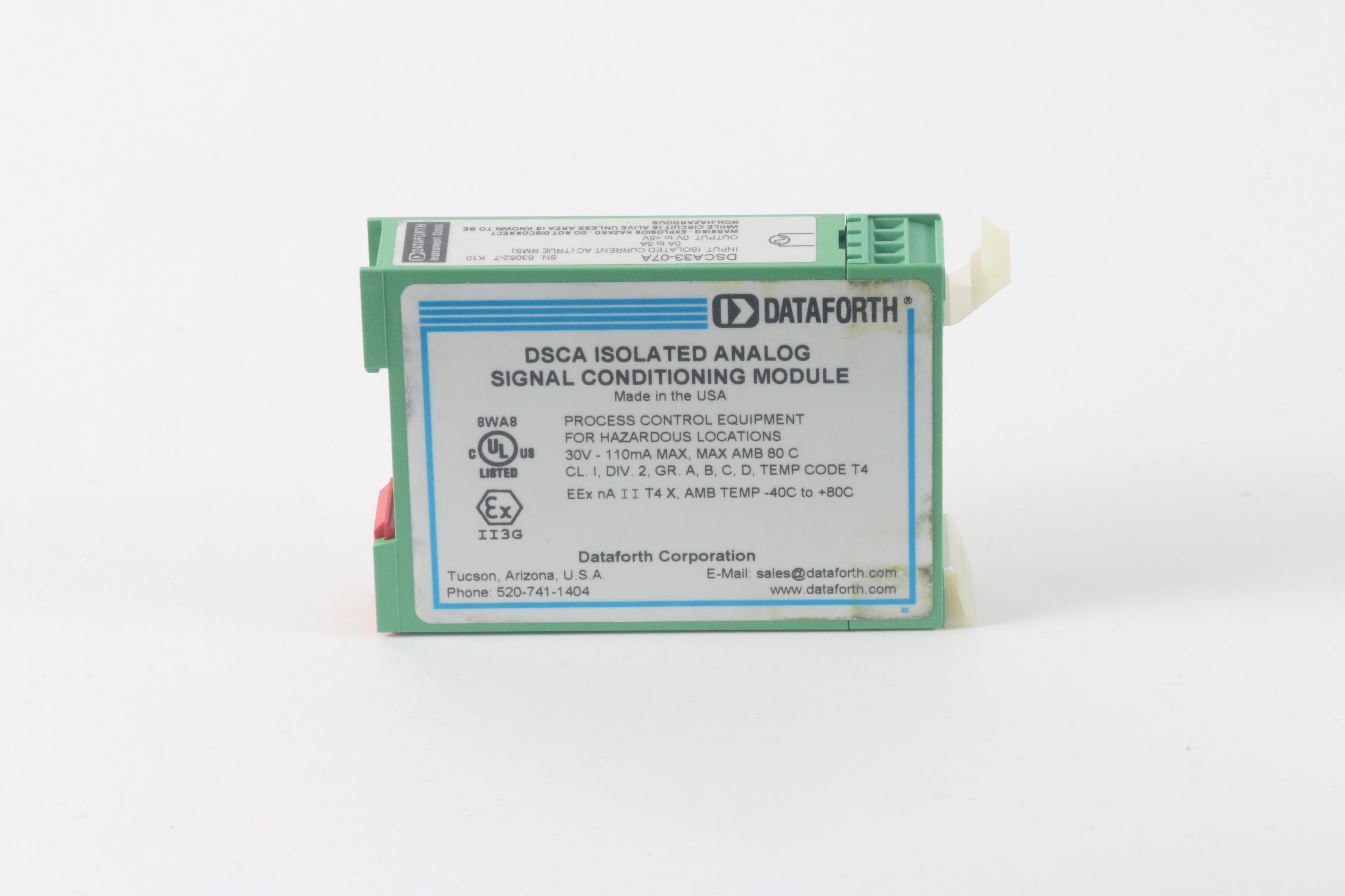 Dataforth DSCA33-07A Isolated AC Input Module – NTC Tech