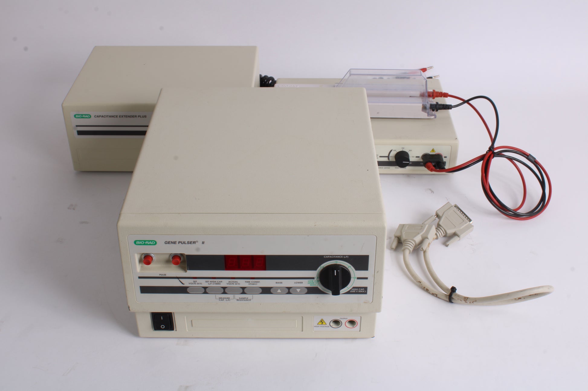 Bio Rad Gene Pulser II Apparatus Electroporator w/ Bio Rad 1652108 & 1 ...