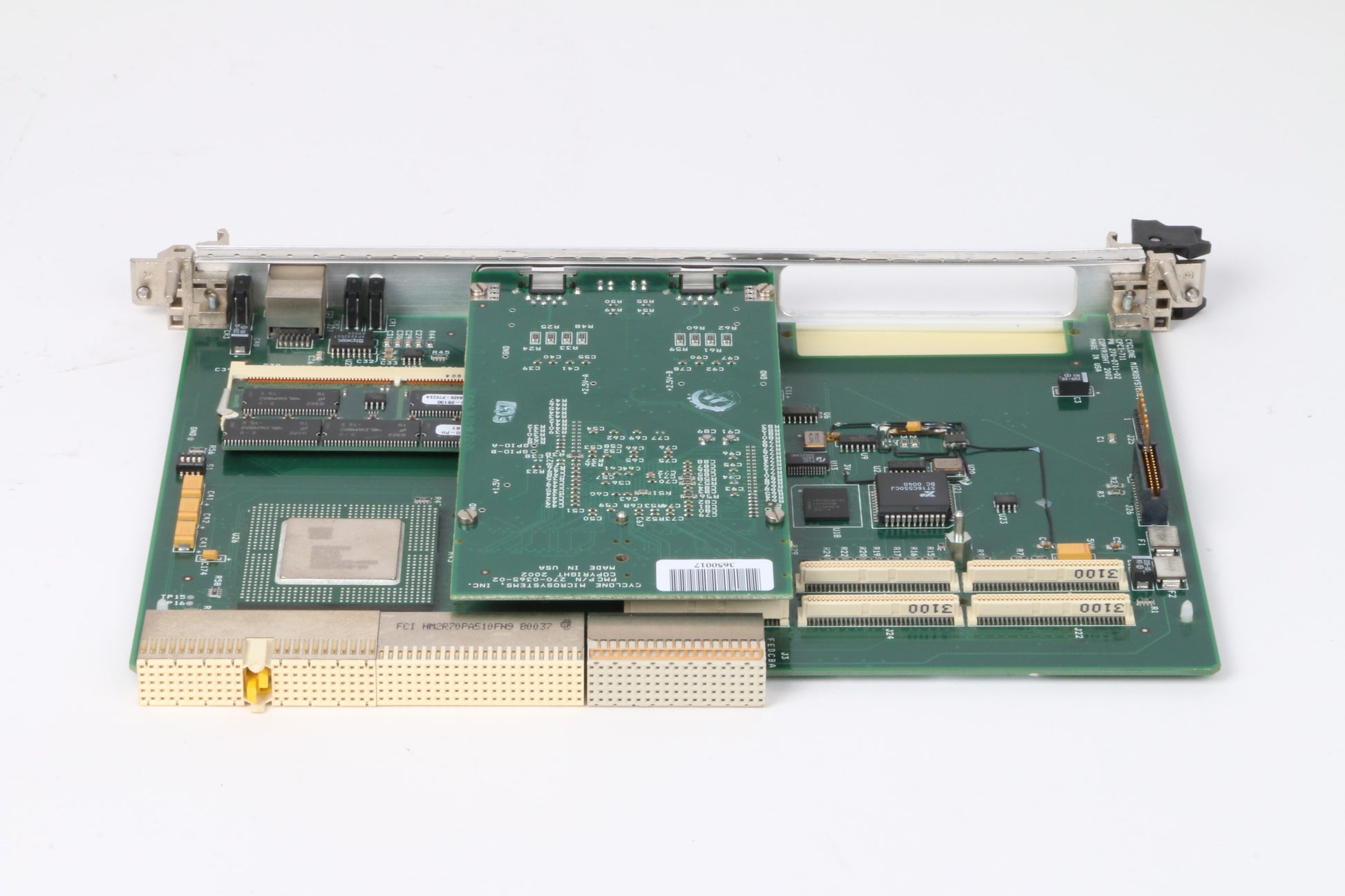 Cyclone Microsystems CPCI-711 CompactPCI Board 270-0711-02 W/ Module 2 ...