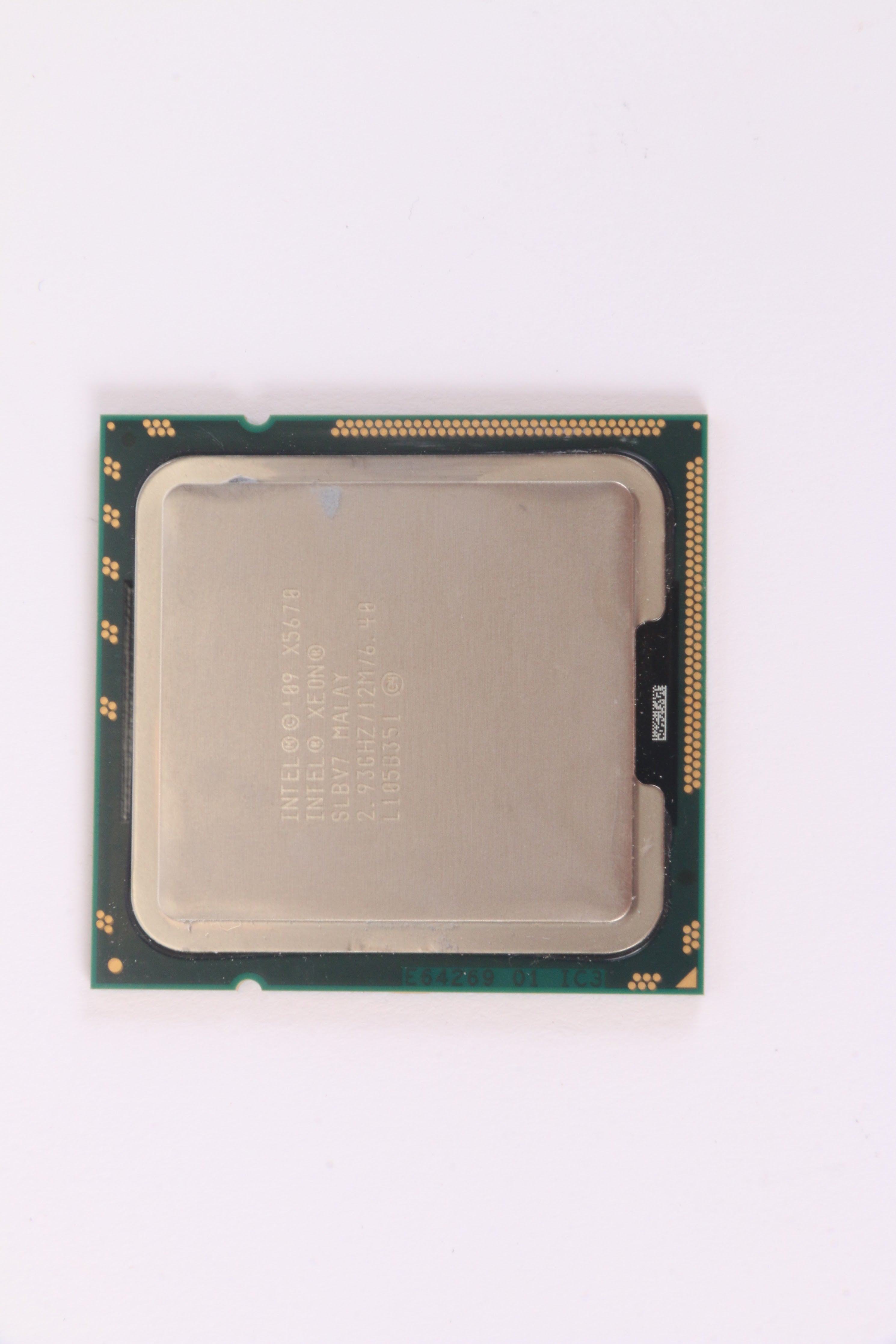 Matching Pair INTEL CPU X5670 XEON SLBV7 2.93GHZ/ b67 Intel Xeon