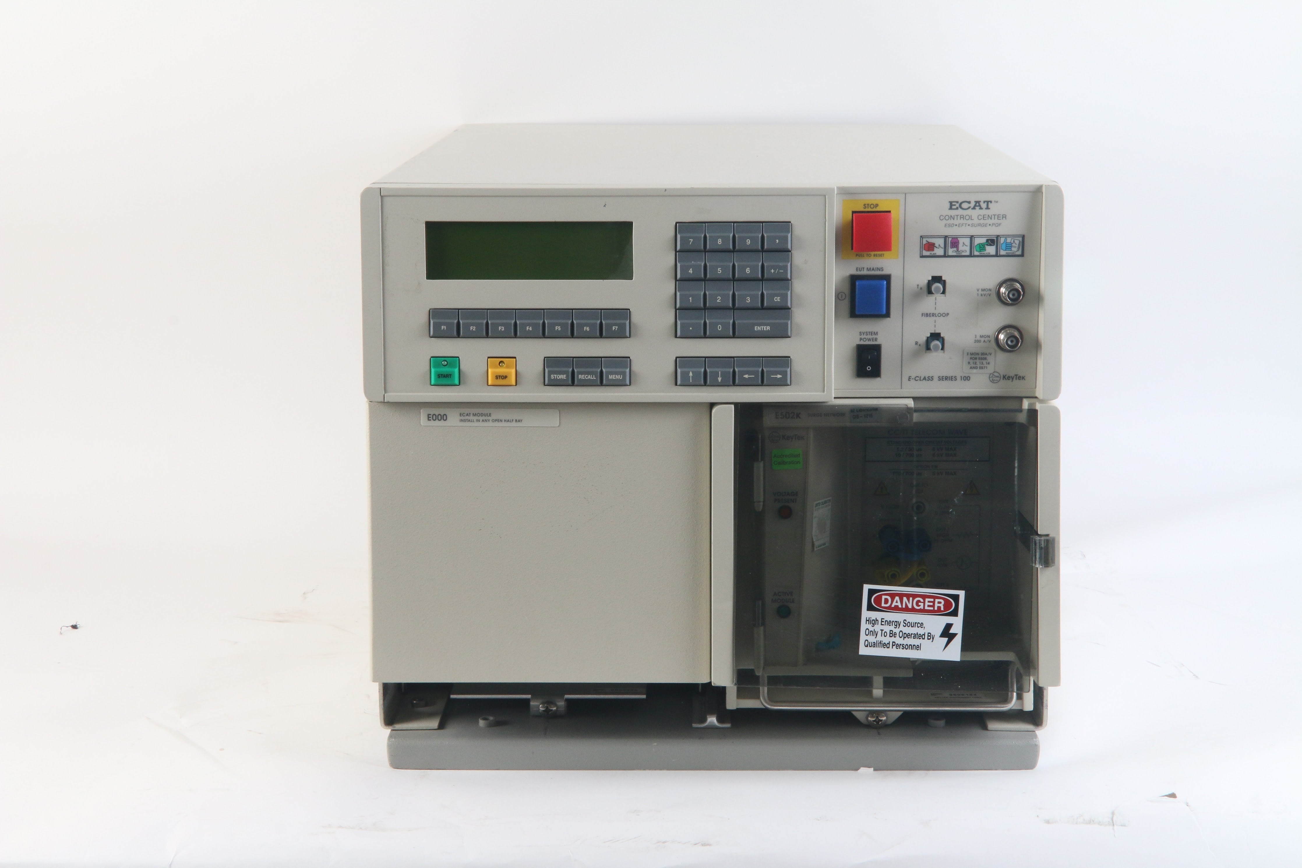 Keytek Thermo KeyTek ECAT Series 100 Control Center W/ E502K Surge Network Mo ...