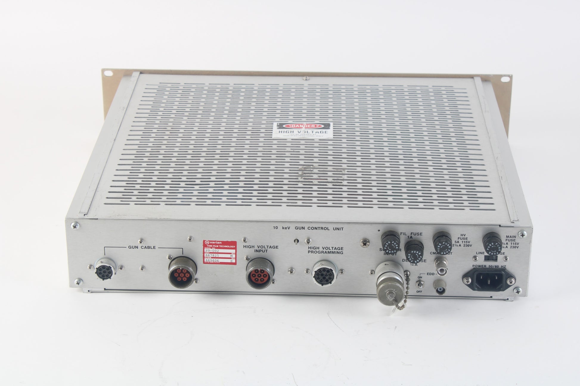 Varian 981-3356 R.E.D. Gun Control Unit ASSY 667825 / SCHEM 669606 - A ...