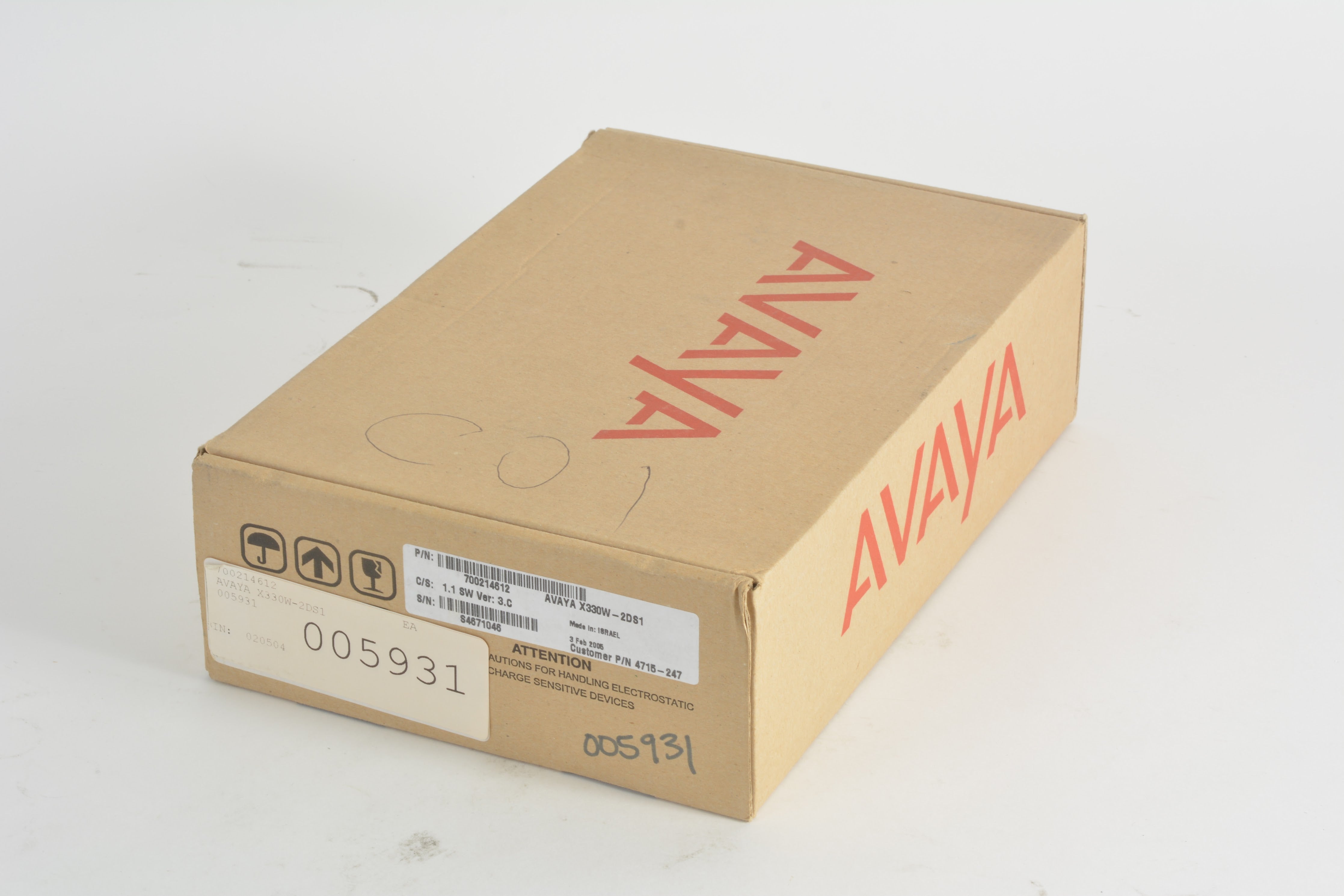 New Avaya X330W-2DS1 Router Plug-in Module – NTC Tech