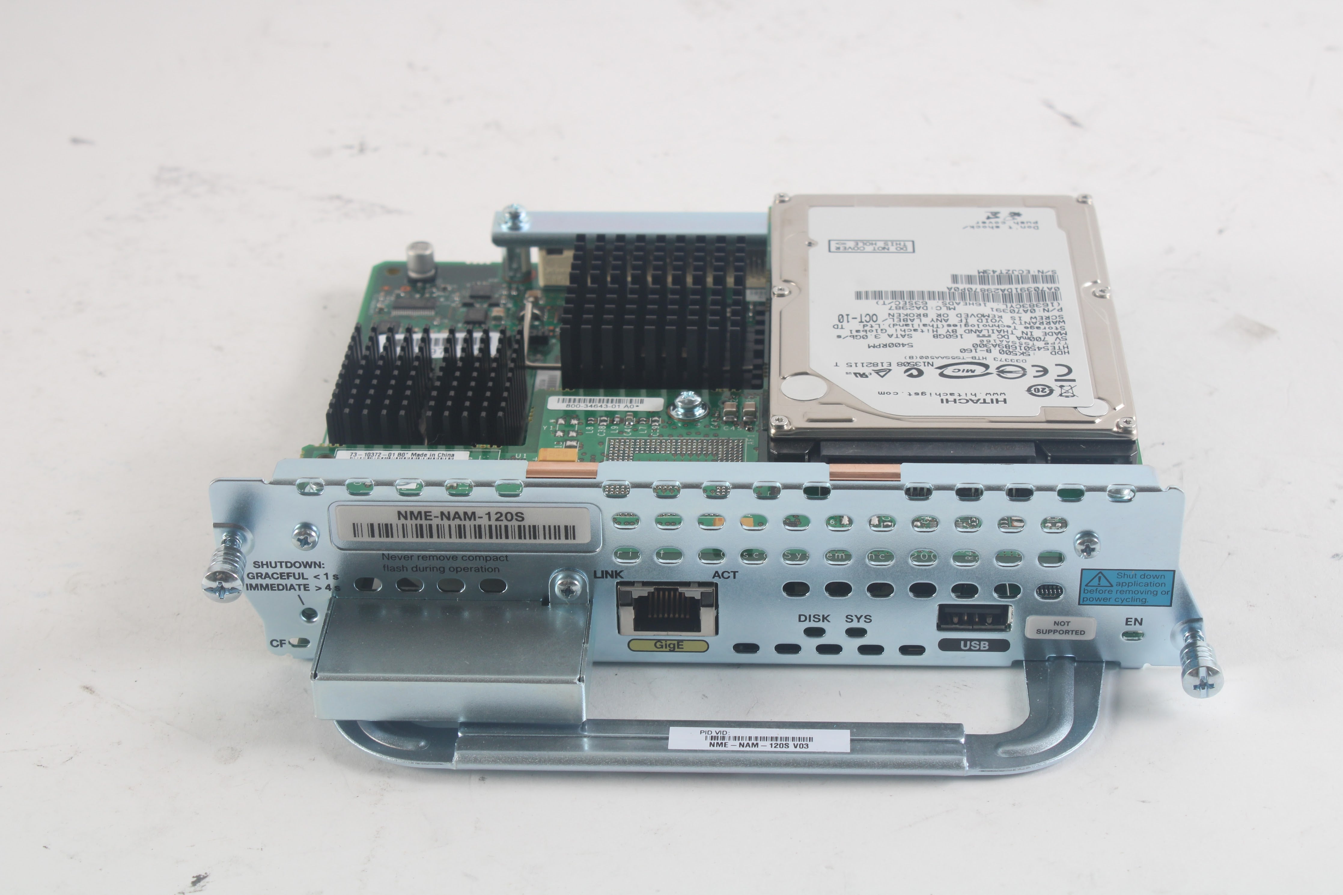 Nam Module Cisco Cisco NME-NAM-120S Branch Routers Series Network Analysis Module 88265 ...
