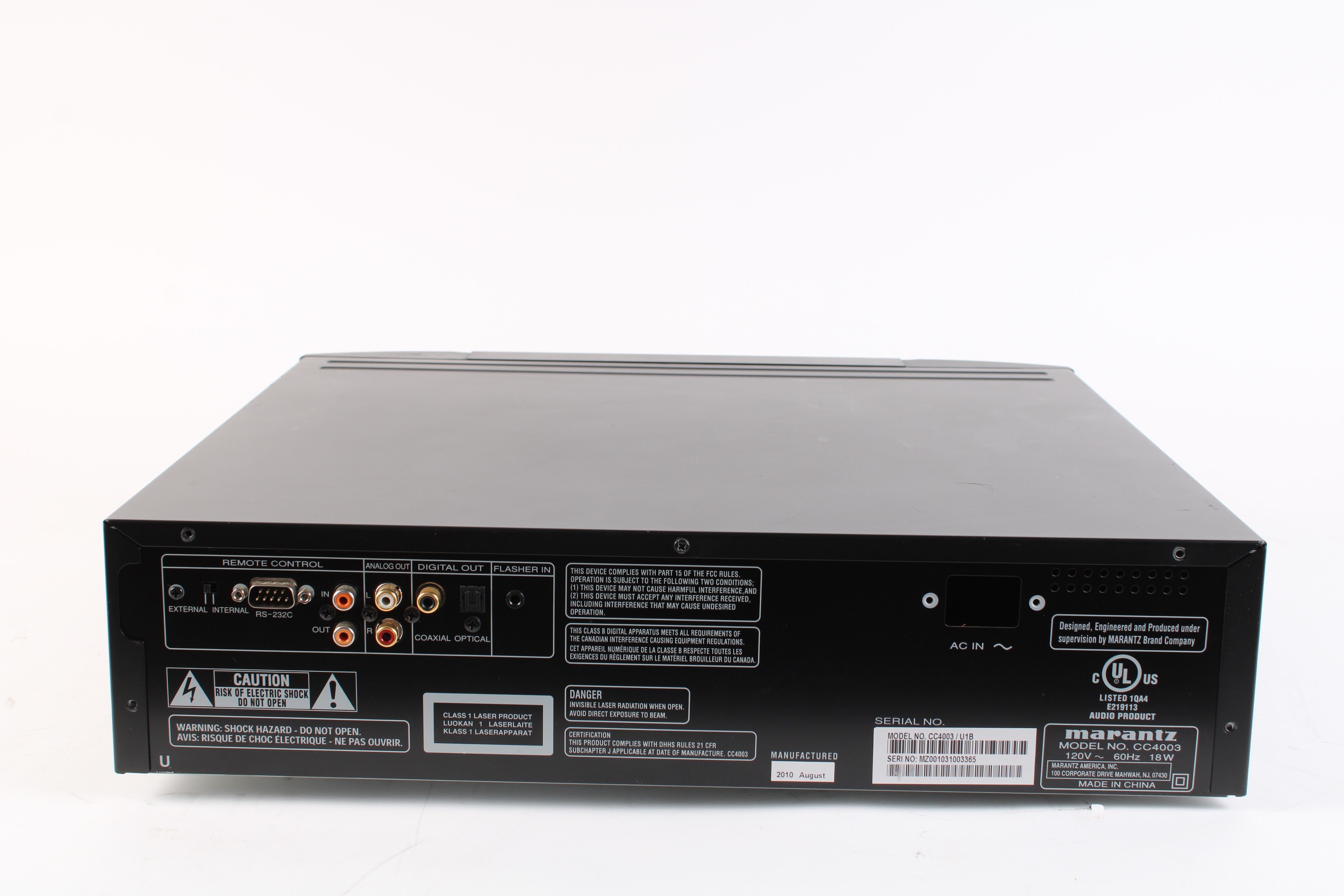 Marantz CC4003 5 Disc CD Changer - AS IS – NTC Tech