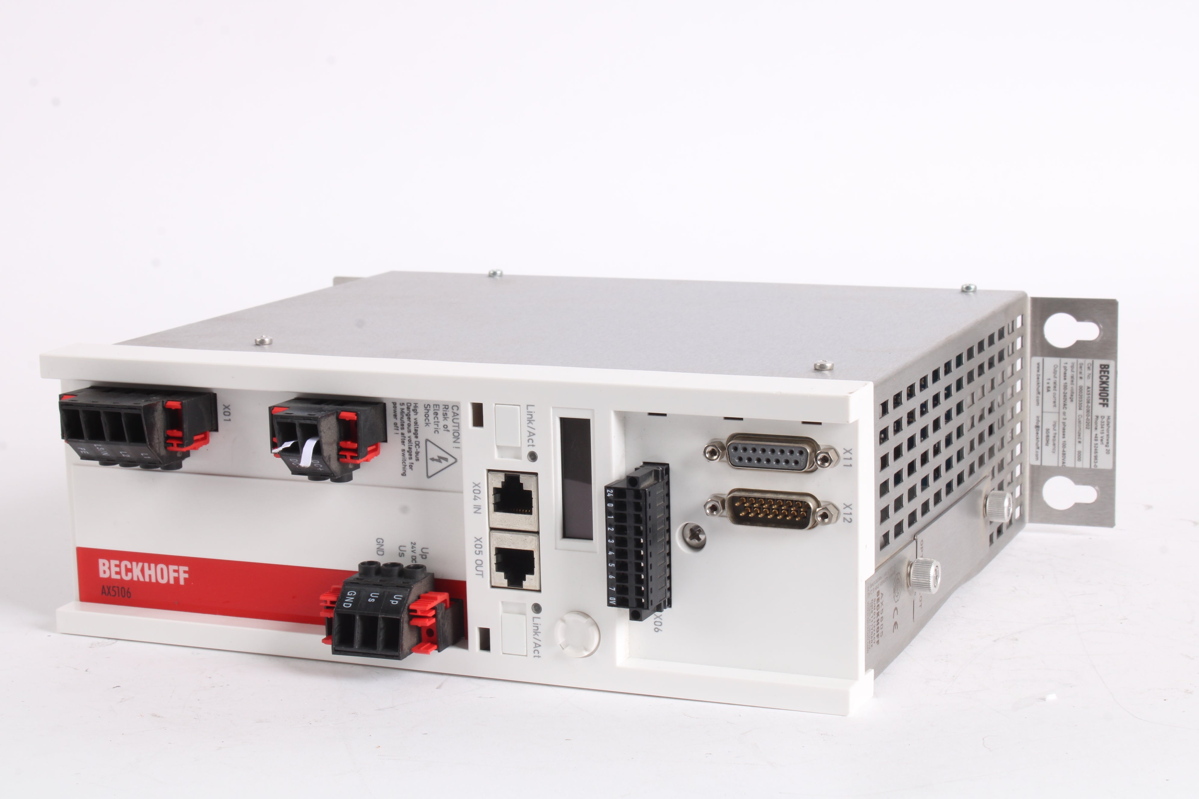 Beckhoff AX5106-0000-0202 Digital Compact Servo Drive With All Connect ...