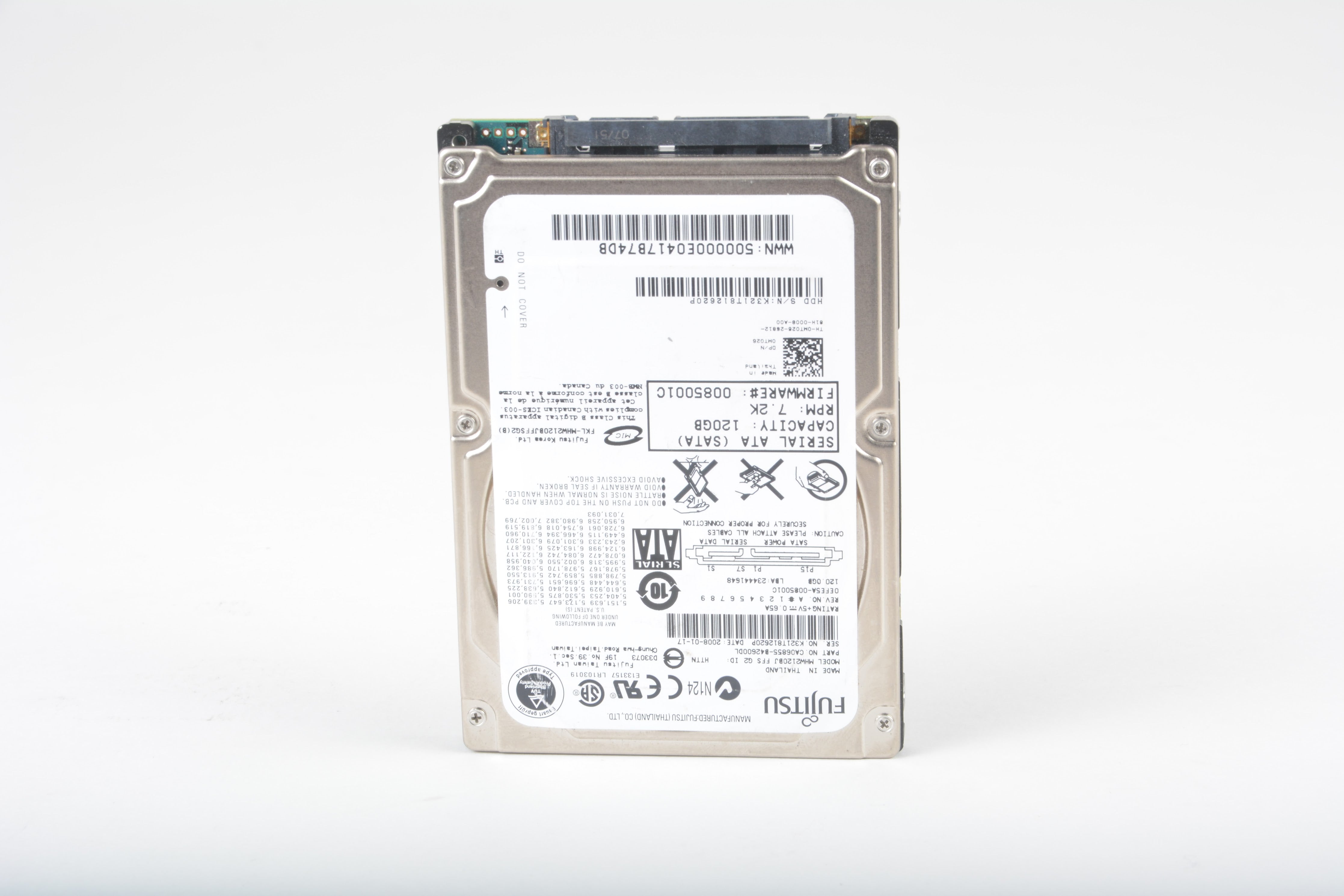Fujitsu 120GB/ 7200 RPM/ 2.5 Inch Hard Drive MHW2120BJ – NTC Tech