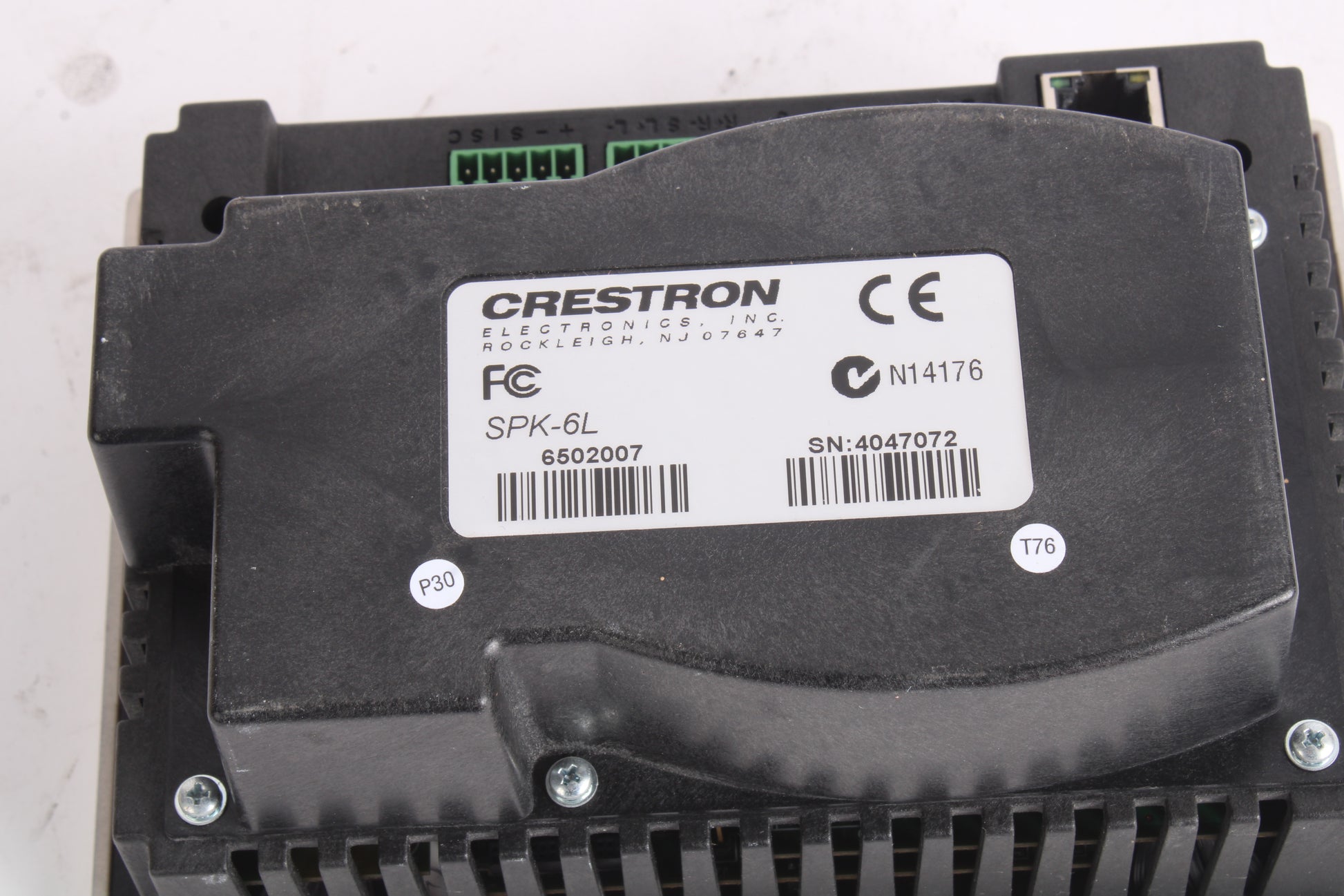 Crestron TPS-6L Isys 5.7 " Wall Mount Touchpanel + SPK-6L Speaker 6502 ...