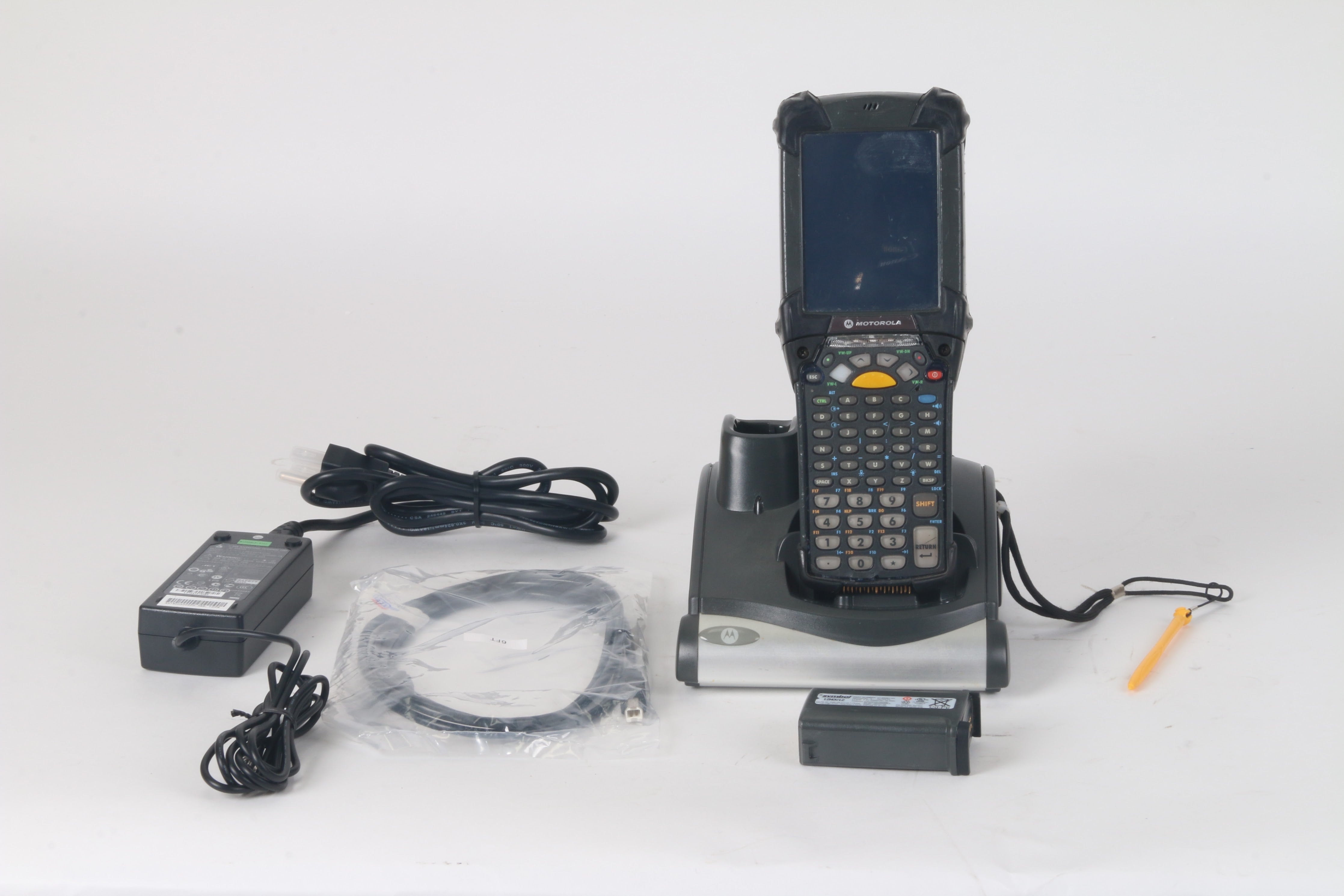 Motorola Handheld Barcode Scanner Motorola Symbol MC9190 Handheld Barcode Scanner WinCE6 with Cradle ...