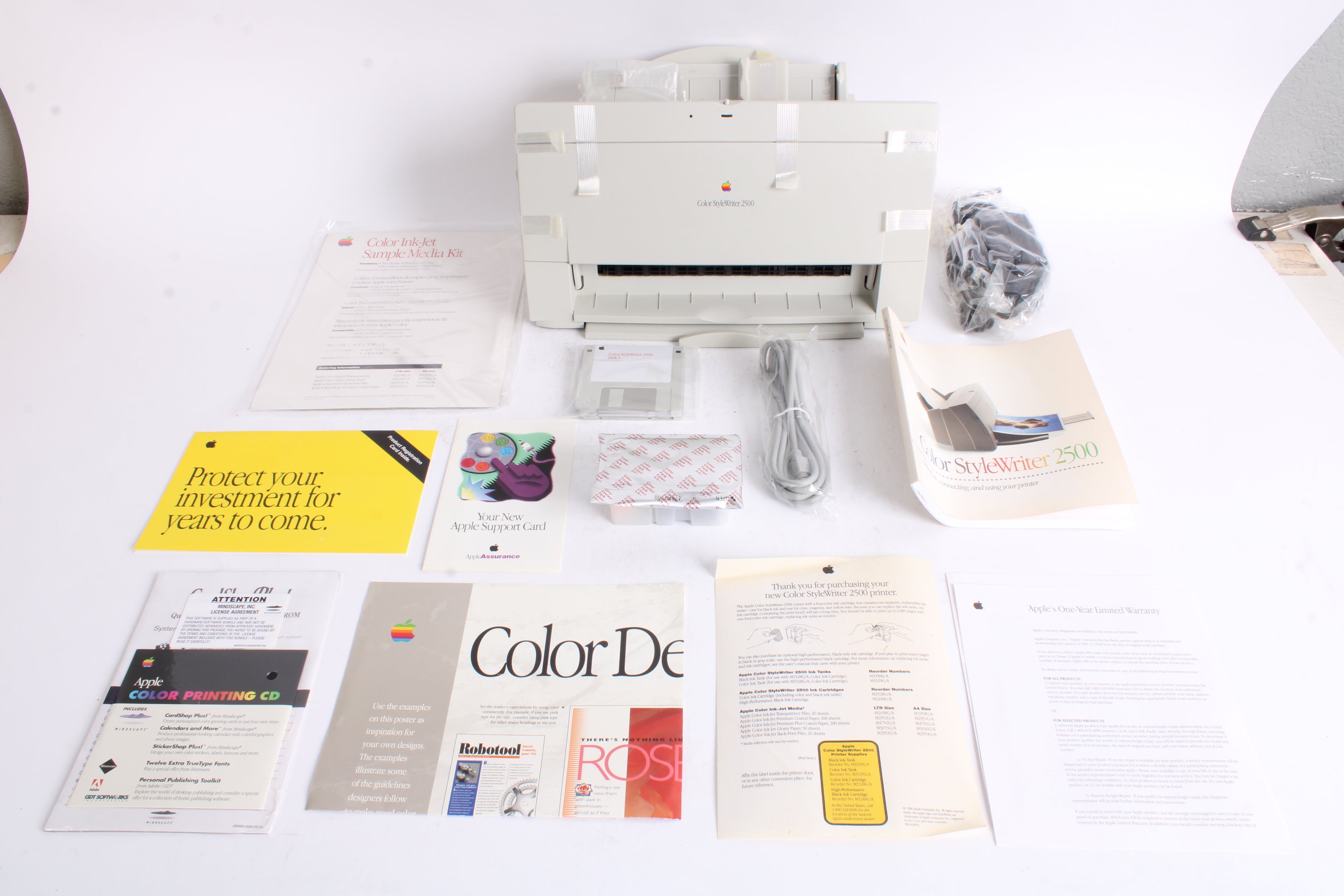 Color Stylewriter Local Talk Module Apple Color StyleWriter 2500 M4236LL/A Inkjet Printer - Vintage – NTC Tech