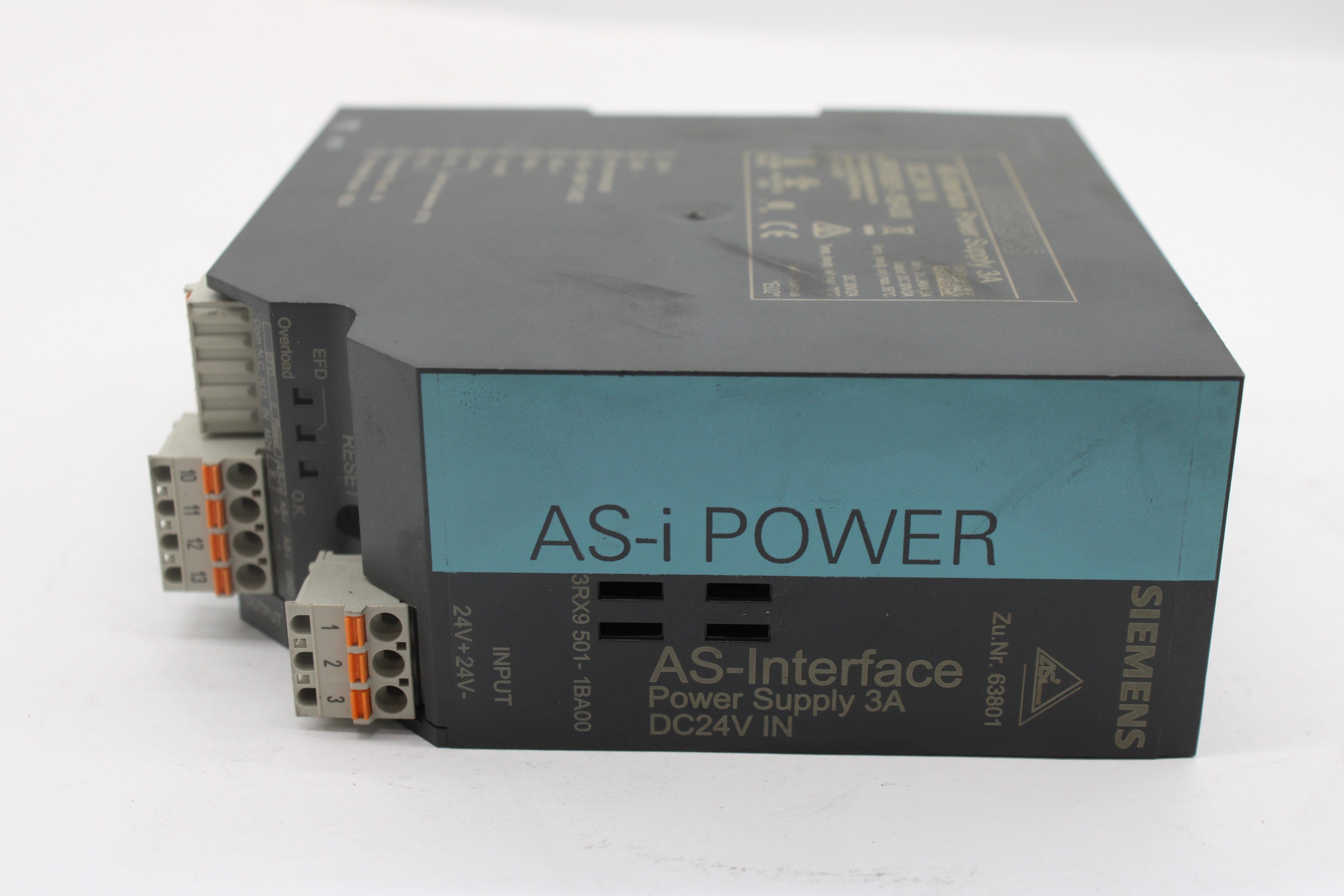 Siemens 3RX9501-1BA00 AS-Interface Power Supply 3A DC 24V IN – NTC Tech