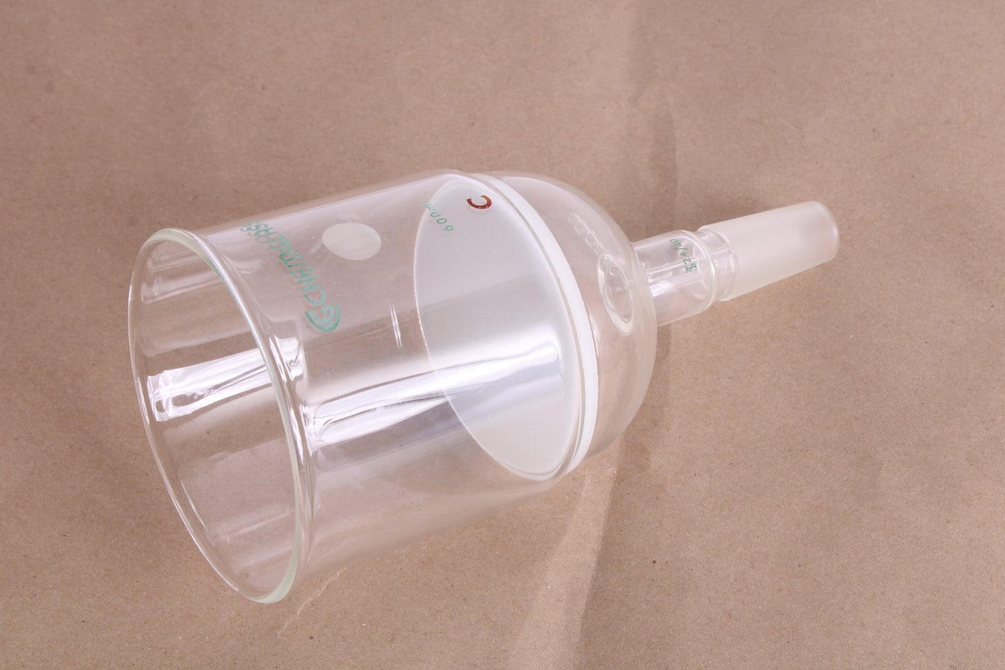 StonyLab Borosilicate Glass Buchner Filtering Funnel With Coarse